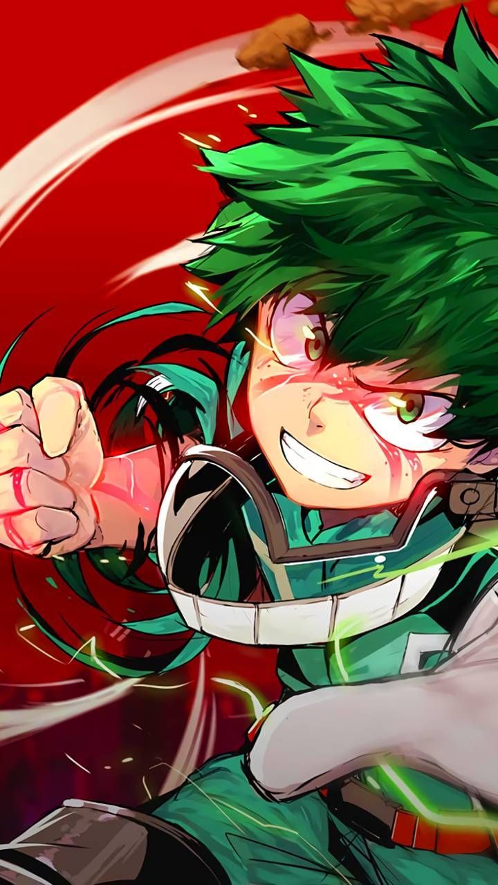 720x1280  Izuku Midoriya в 2020 году | Обои героя My hero academia эпизоды Deku boku no hero