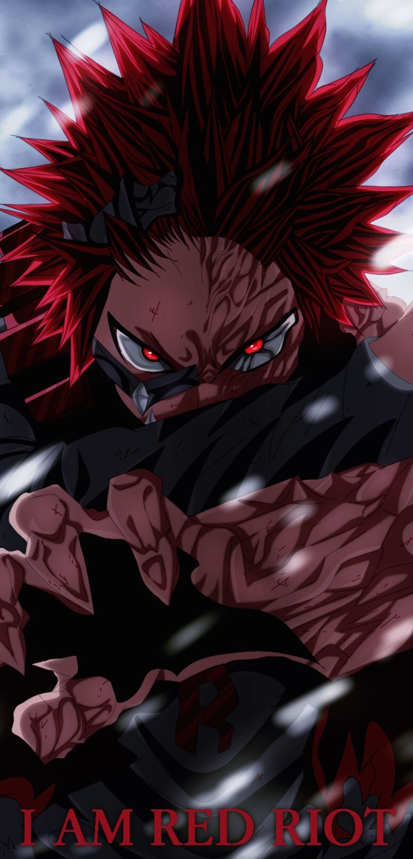 1440x2992 1440x2992 RED RIOT Eijiro Kirishima Обои с разрешением 1440x2992 HD Аниме 4K Обои Изображения и фон 