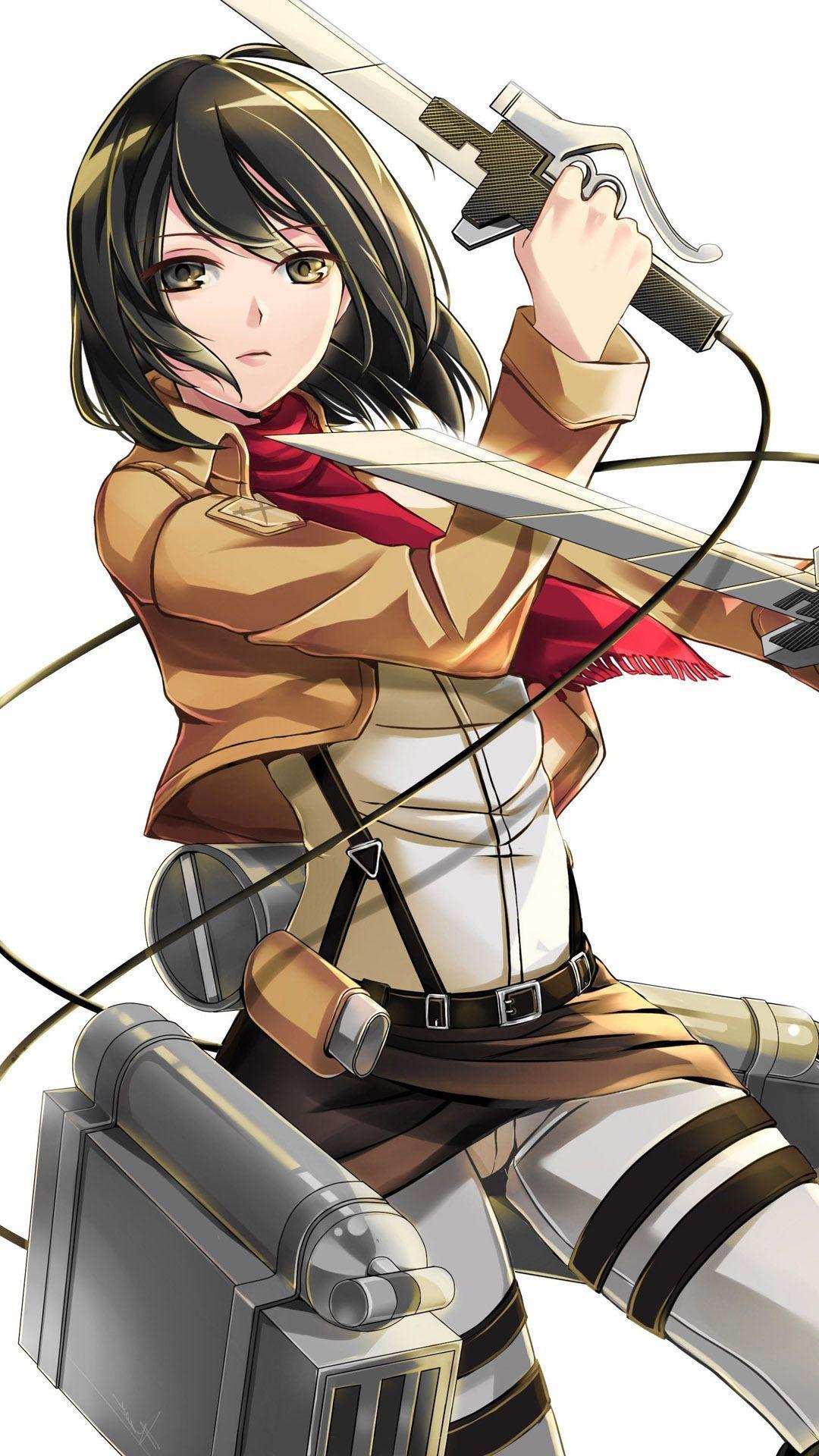 1080x1920  Anime Attack On Titan Mikasa Wallpapers - Wallpaper Cave