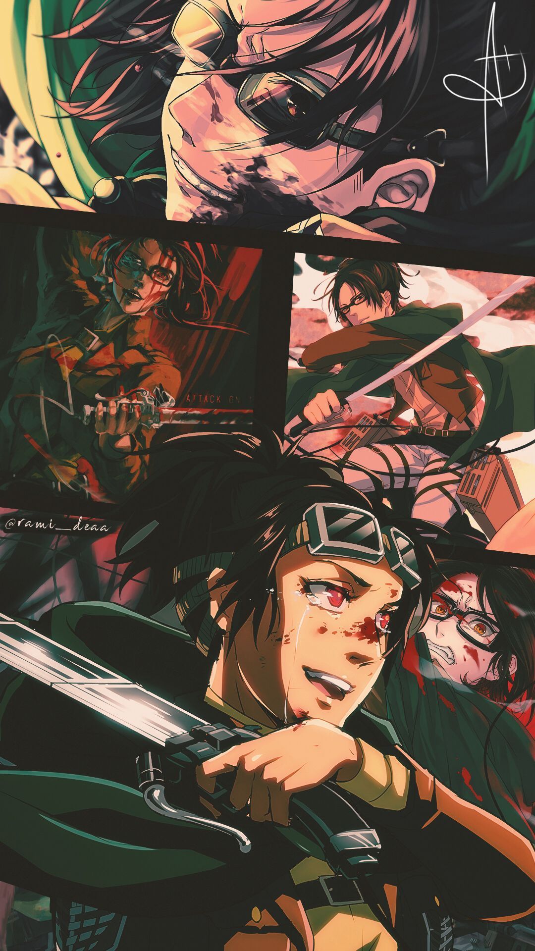 1080x1920  Levi Hange Zoe Survey Corps Attack on Titan 4K Wallpaper # 20 