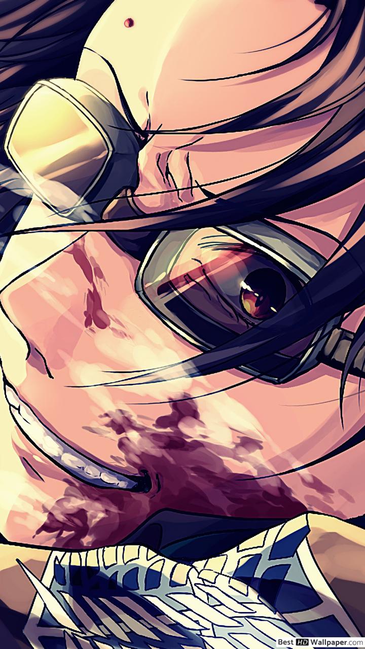 720x1280  Hange Zoë | Атака титанов аниме Атака титанов фанарт Атака титанов 