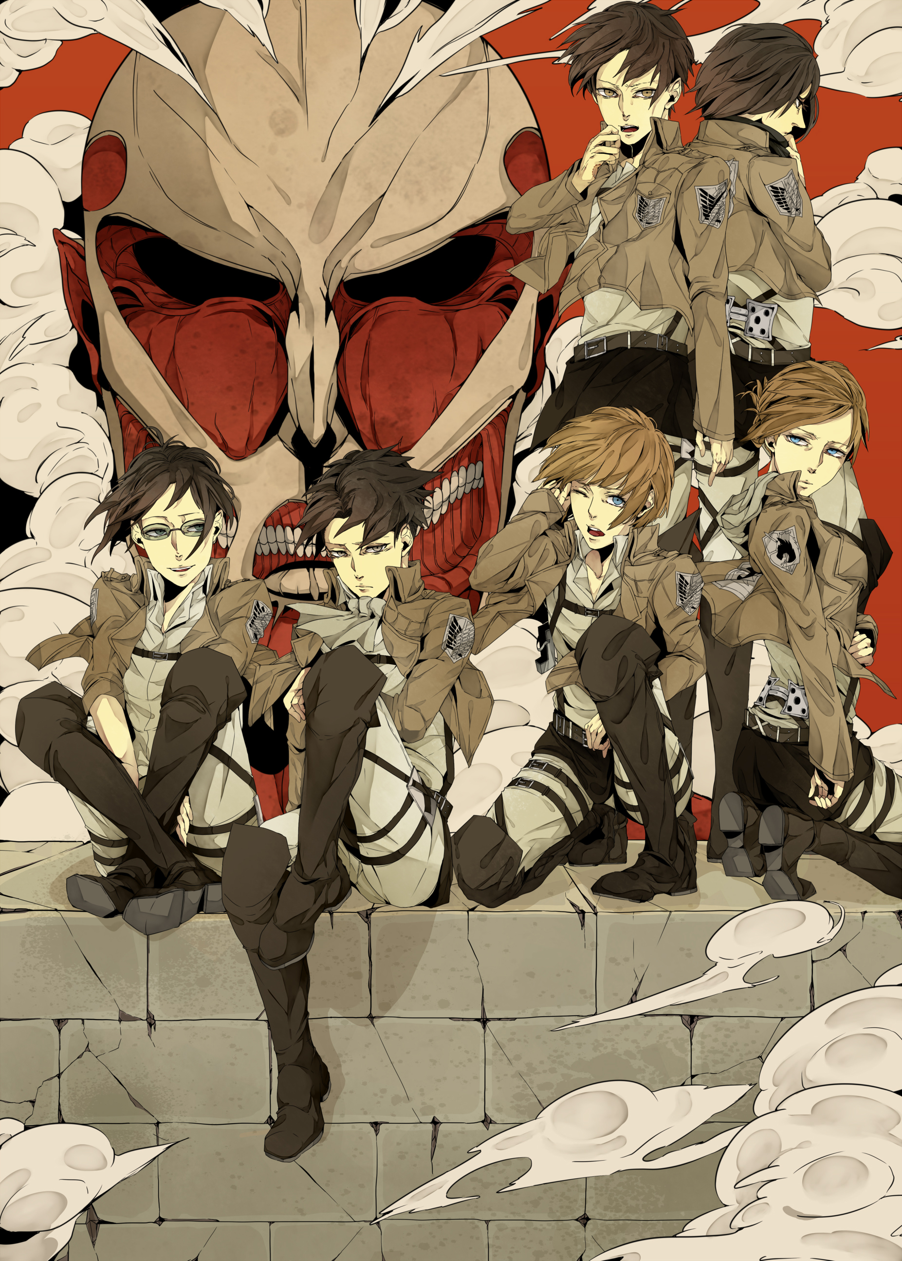 1853x2590   Anime / Attack On Titan (750x1334) ID обоев: 560935 - Mobile Abyss