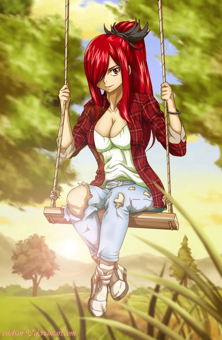 722x1106   Эрза Скарлет - Свободный день от esteban-93 - # днем #Erza # esteban93 # Free #Scarlet | Fairy tail erza scarlet Аниме fairy tail аниме Fée dessin animé 