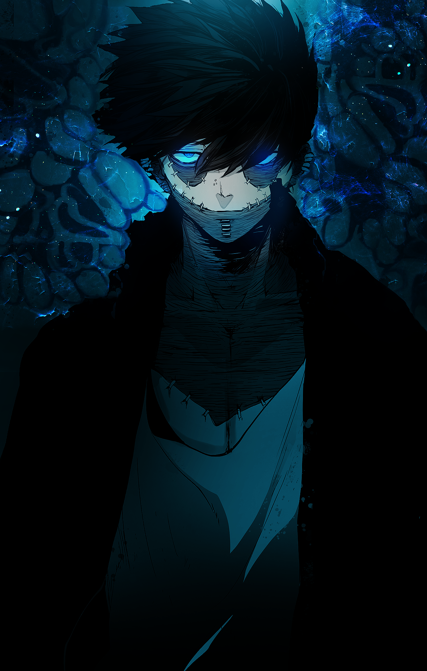 1400x2200  Dabi Обои: BokuNoHeroAcademia