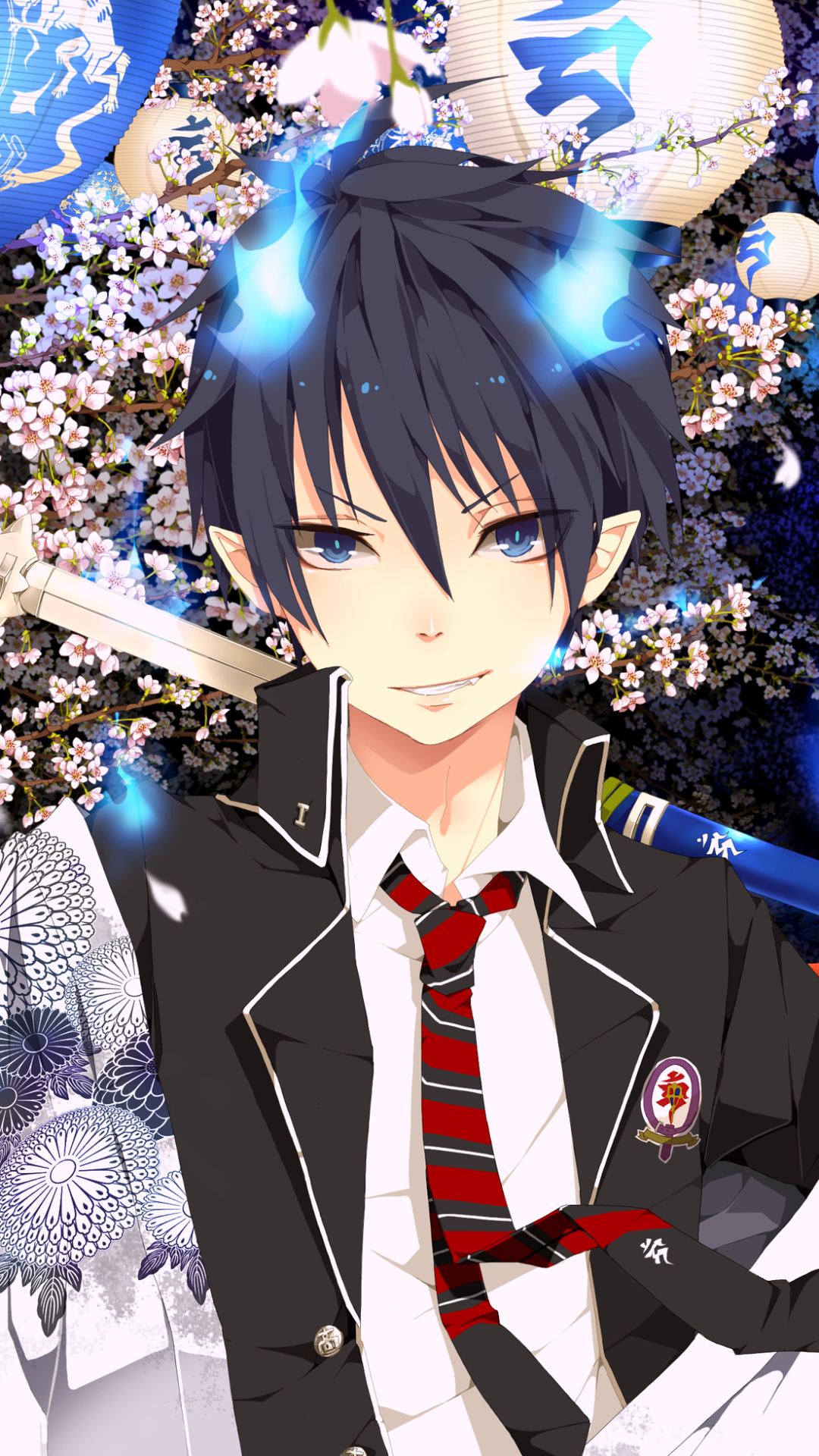 1080x1920  Blue Exorcist Phone Wallpaper - Blue Exorcist Wallpaper Phone - 1080x1920 Wallpaper