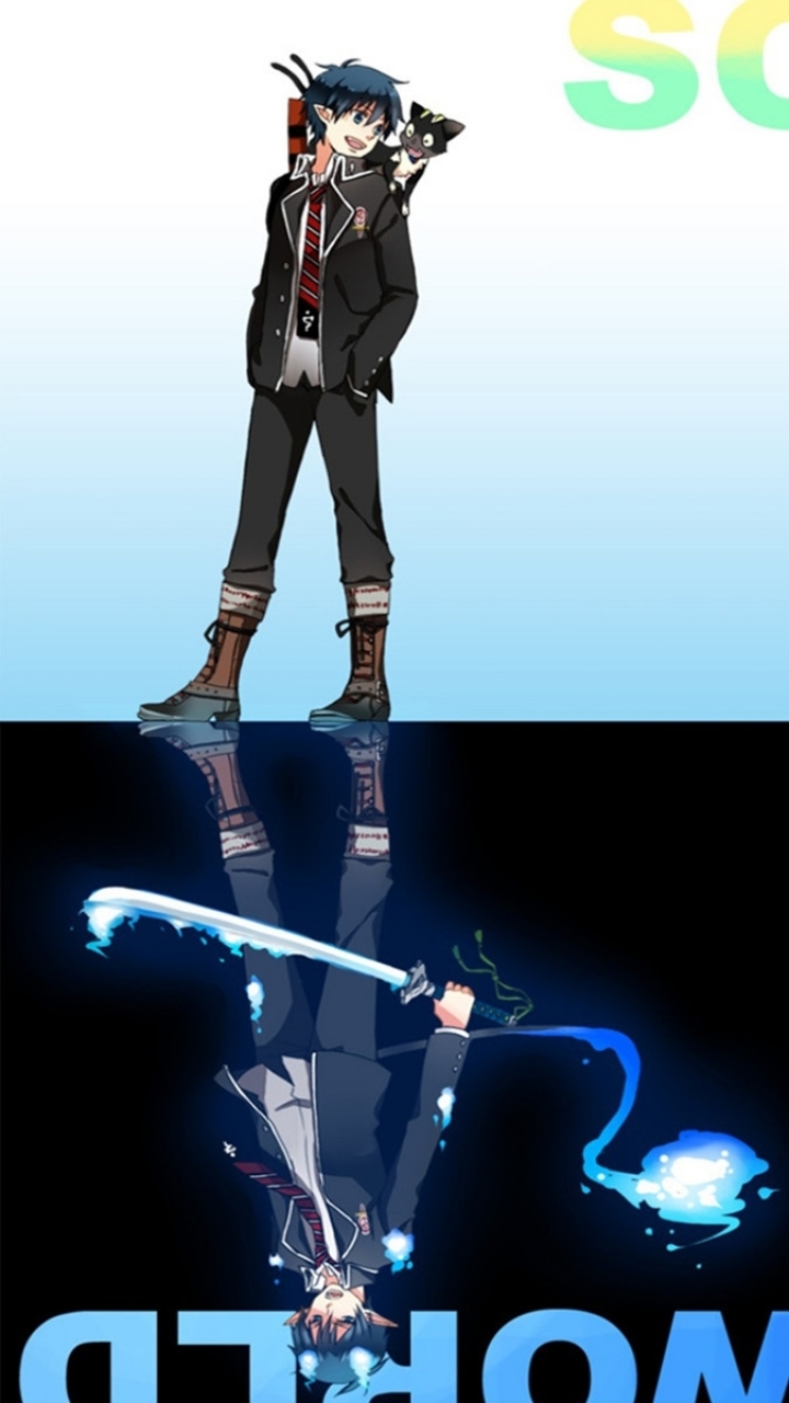 720x1280   Anime / Blue Ex Orcist (750x1334) ID обоев: 600797 - Mobile Abyss