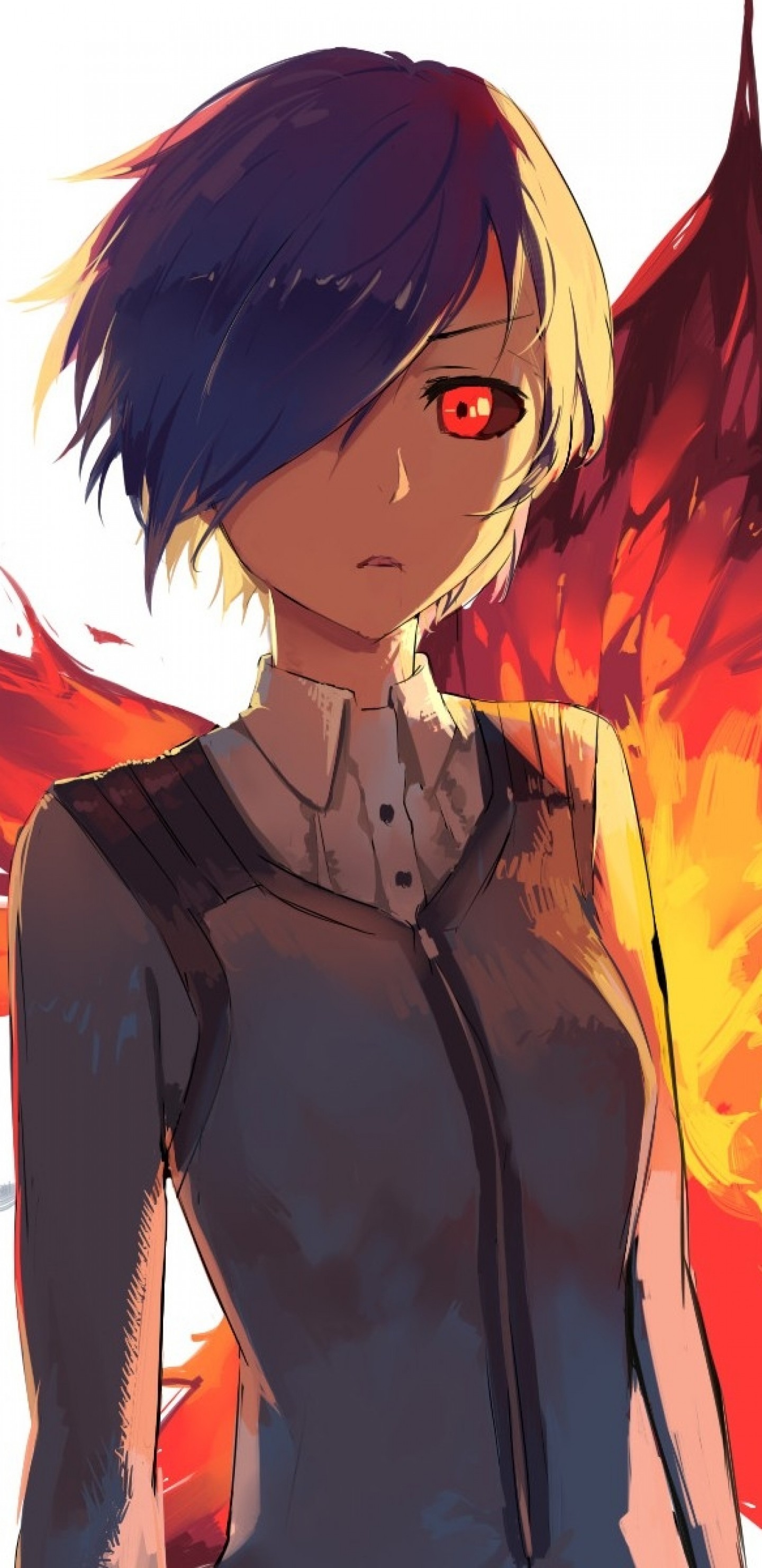 1440x2960  Kirishima Touka - Tokyo Ghoul - Mobile Wallpaper # 1769314 - Zerochan Anime Image Board