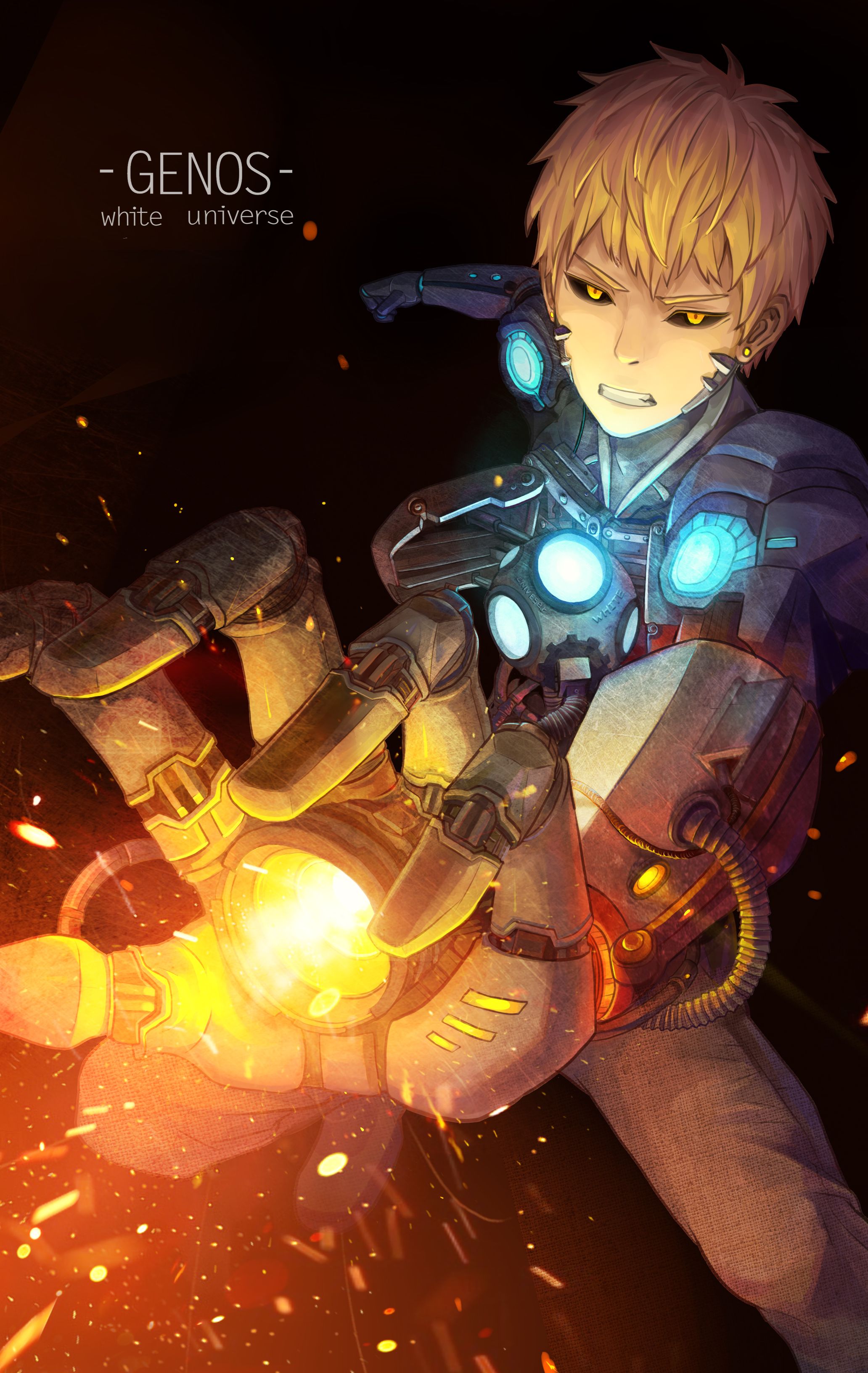 2064x3263  One Punch Man Genos обои - Лучшие бесплатные фоны One Punch Man Genos - WallpaperAccess