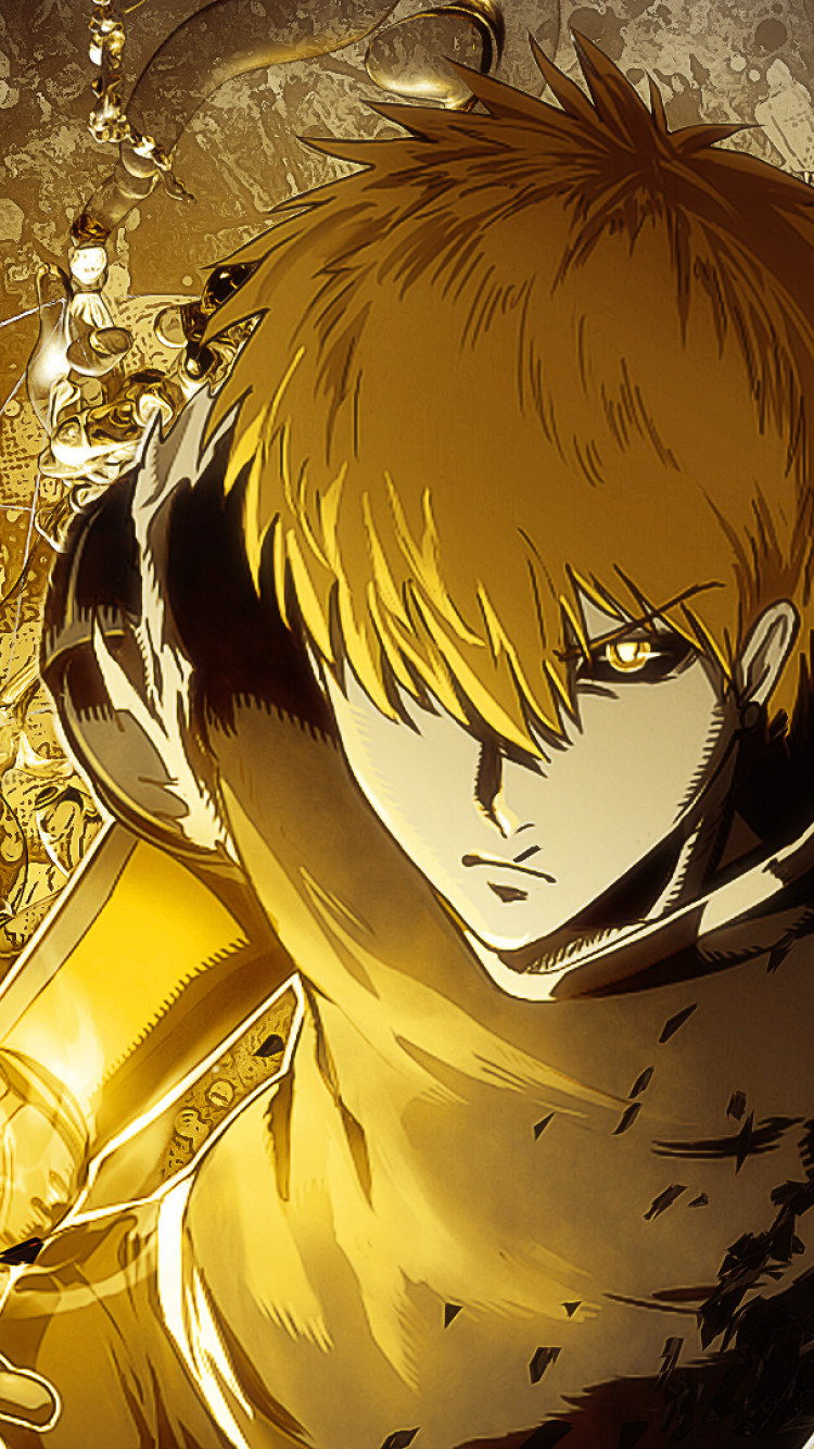 750x1334  750x1334 Ванпанчмен Genos iPhone 6 iPhone 6S iPhone 7 Обои HD Аниме 4K Обои Изображения Фото и фон 