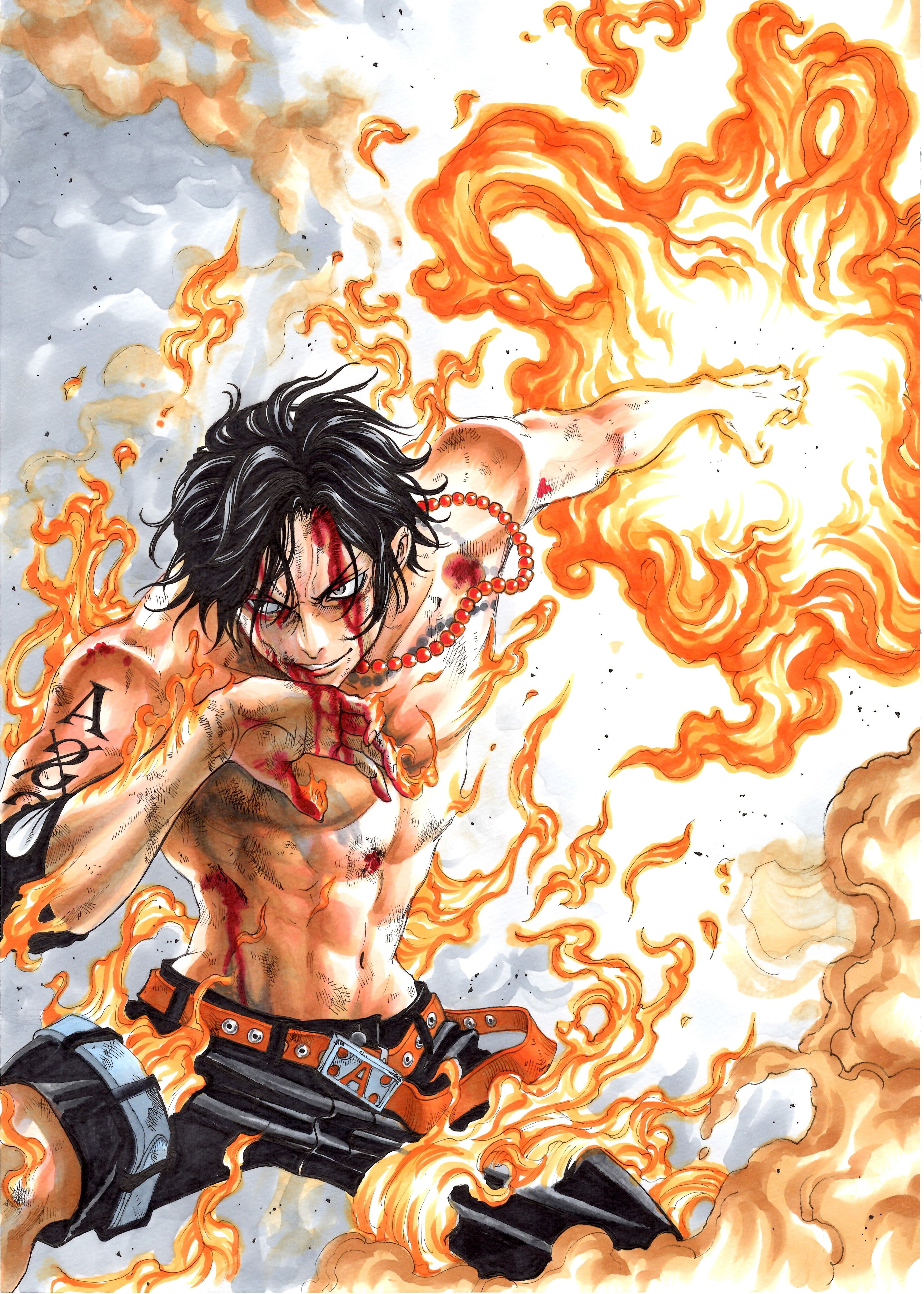 2957x4140  Portgas D Ace Wallpapers HD - Wallpaper Cave