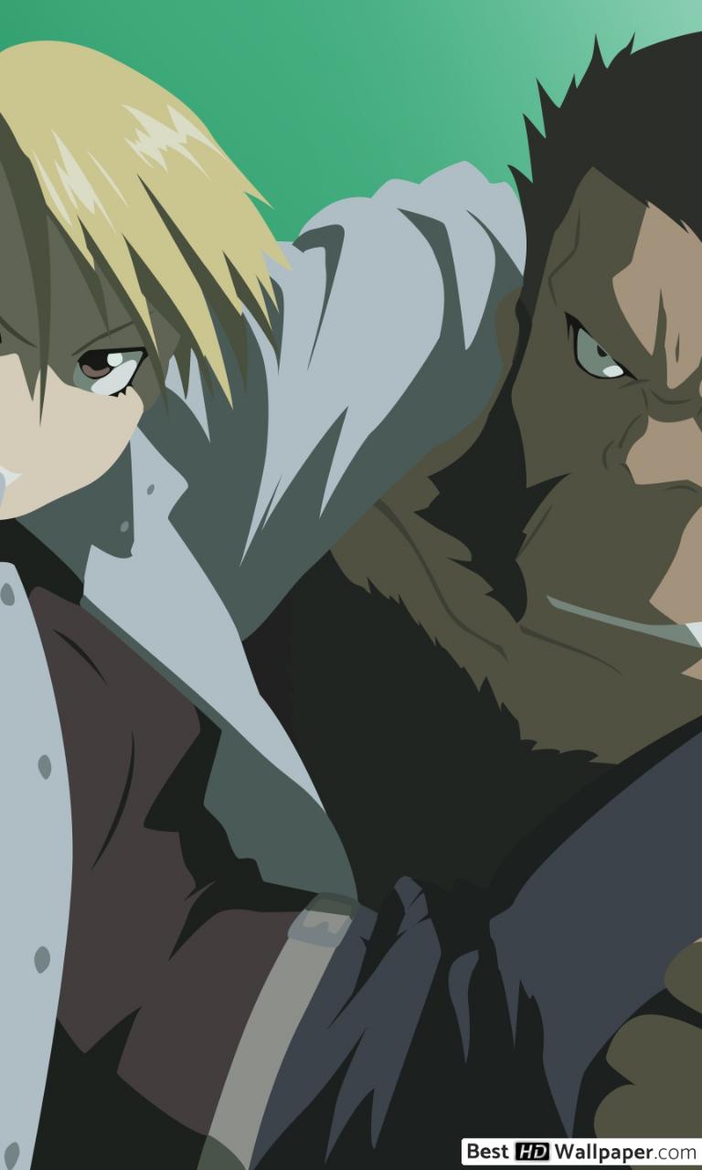 768x1280   Стальной алхимик - Риза Хоукай \ u0026 Дариус скачать обои HD