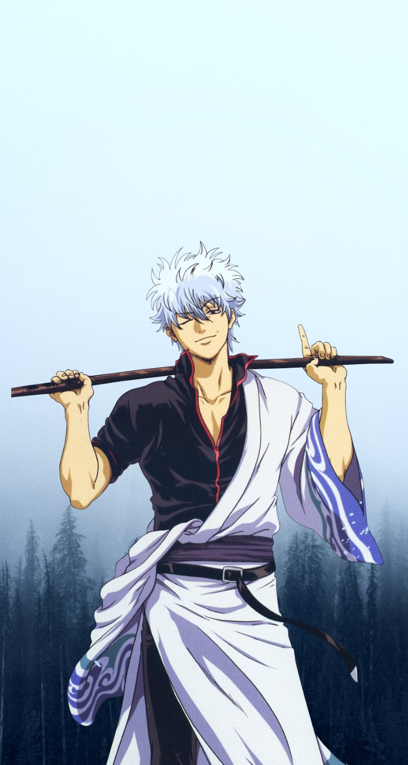 800x1500   Sakata Gintoki (Gintoki Sakata) - Gintama - Mobile Wallpaper # 1929359 - Zerochan Anime Image Board