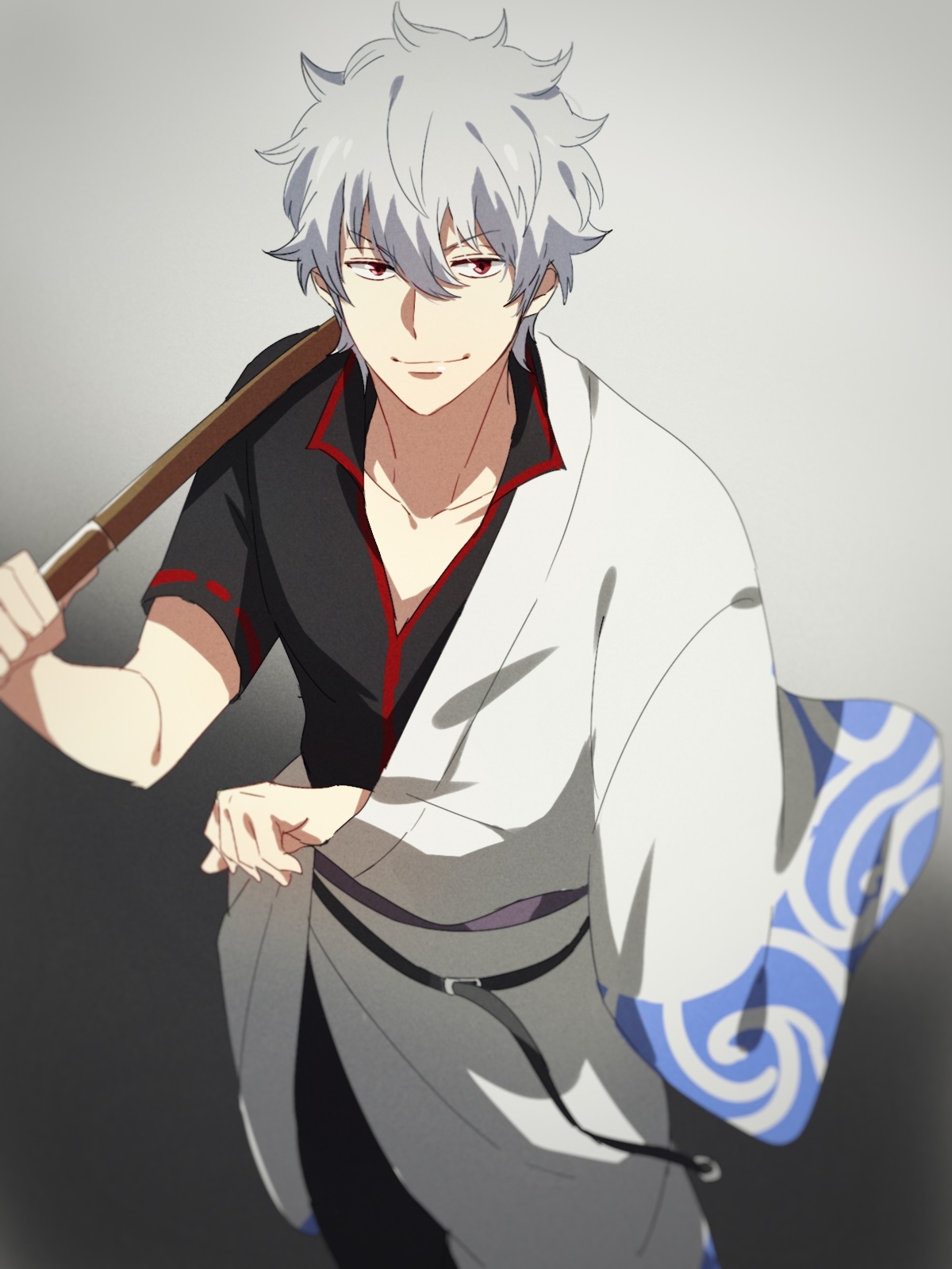 1200x1600  Gintama - White Demon Gintoki Sakata HD обои скачать 