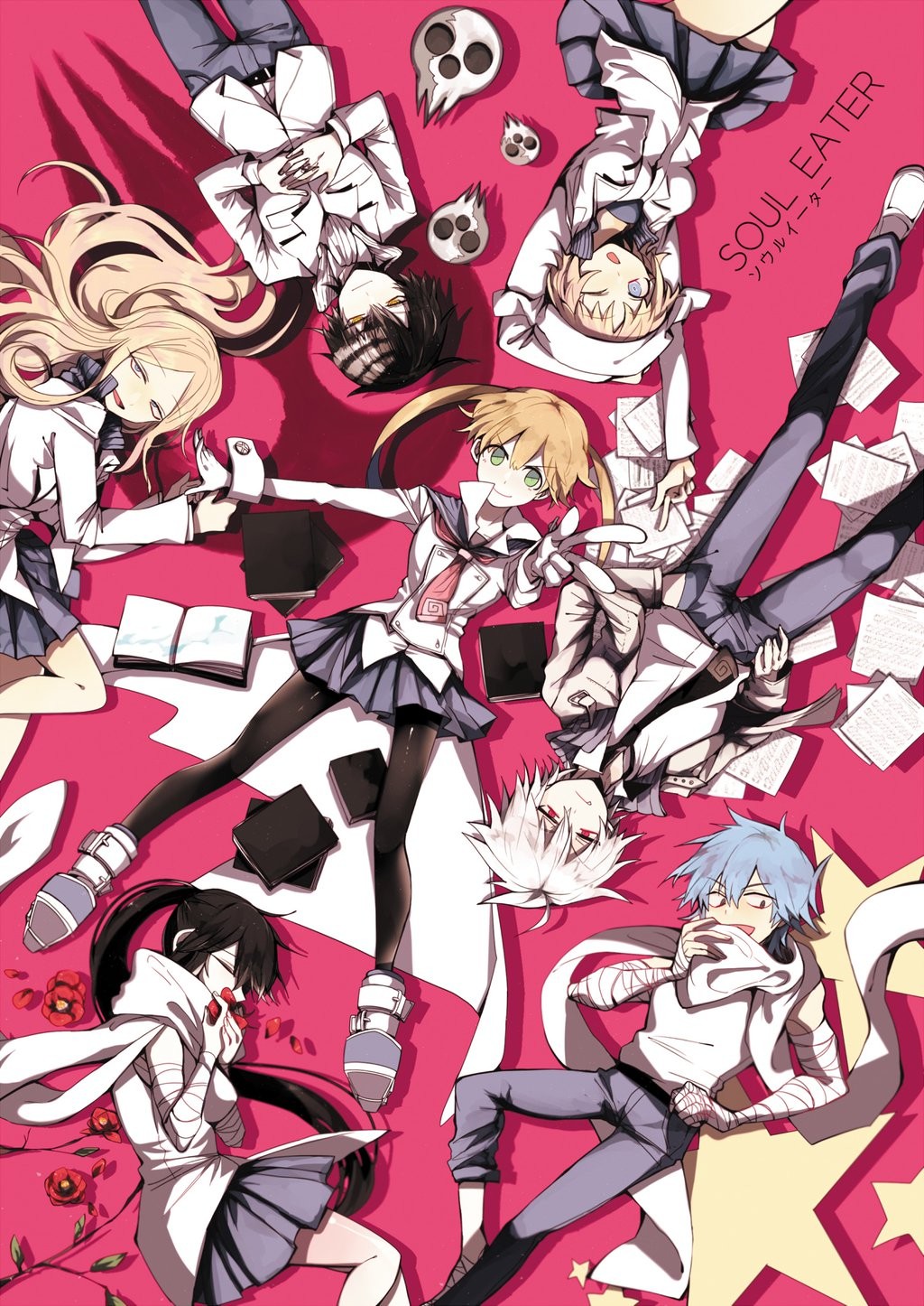 1024x1446   Обои: Пожиратель душ Цубаки Накацукаса Мака Албарн Смерть Малыш Патрисия Томпсон Элизабет Томпсон BlackStar Soul Evans 1024x1446 - Dasert - 986433 - HD обои - WallHere