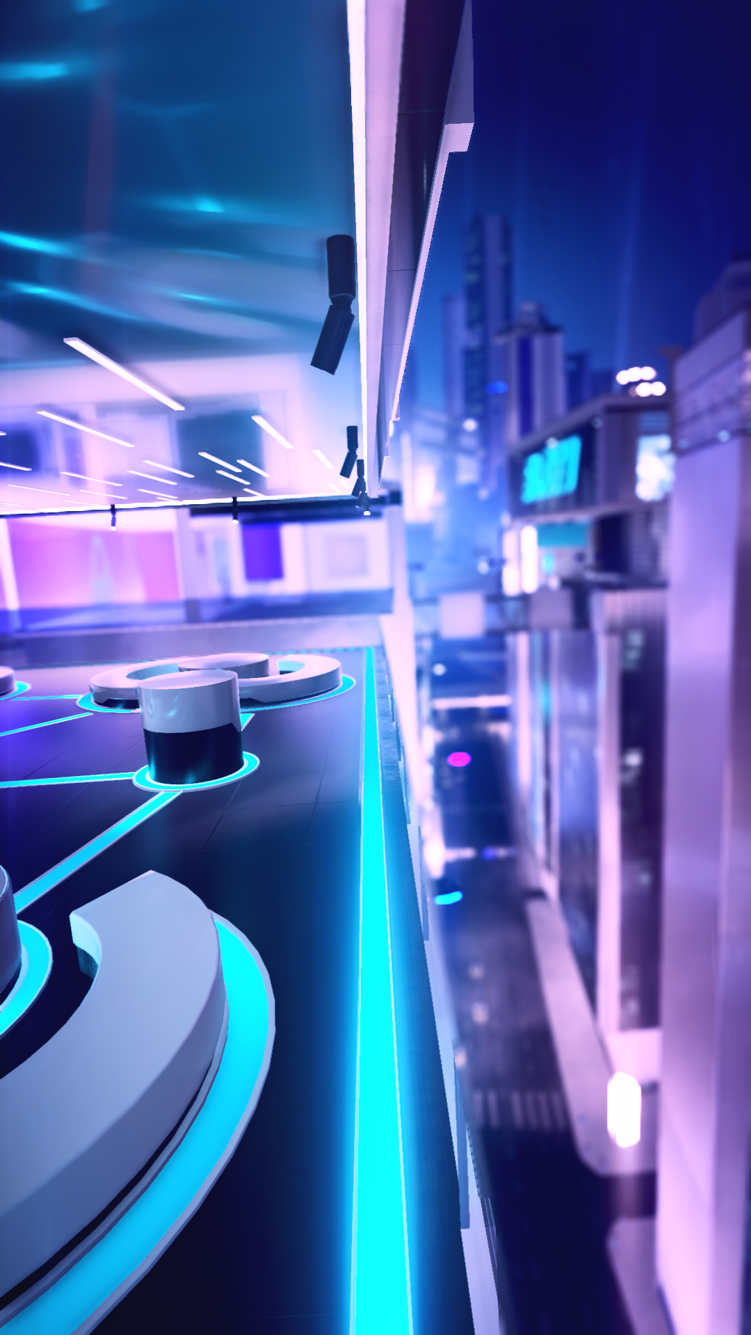 1080x1920   Город огней \ (обои для смартфона): mirrorsedge 