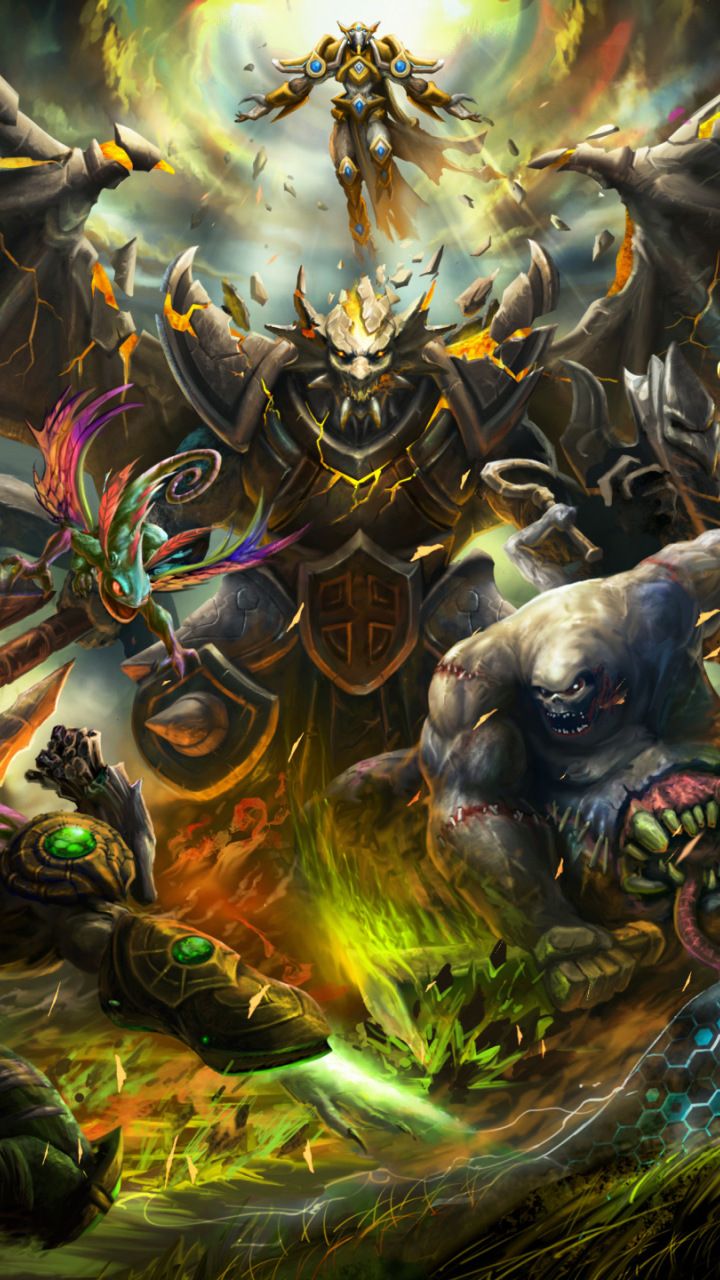 720x1280  Heroes of the storm воины видеоигра | Heroes of the Storm Фэнтези арт воин Storm wallpaper