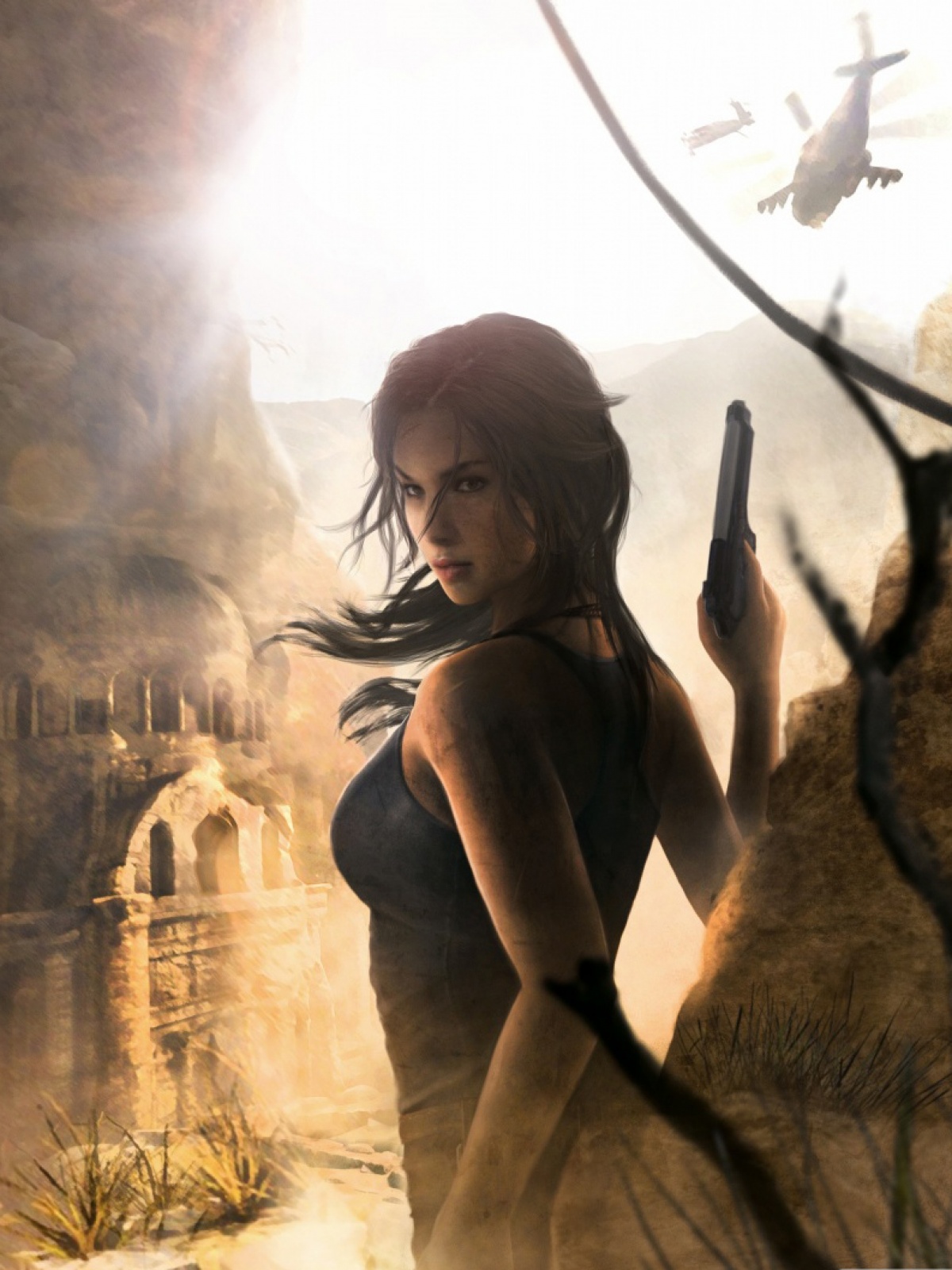 Живые обои tomb raider