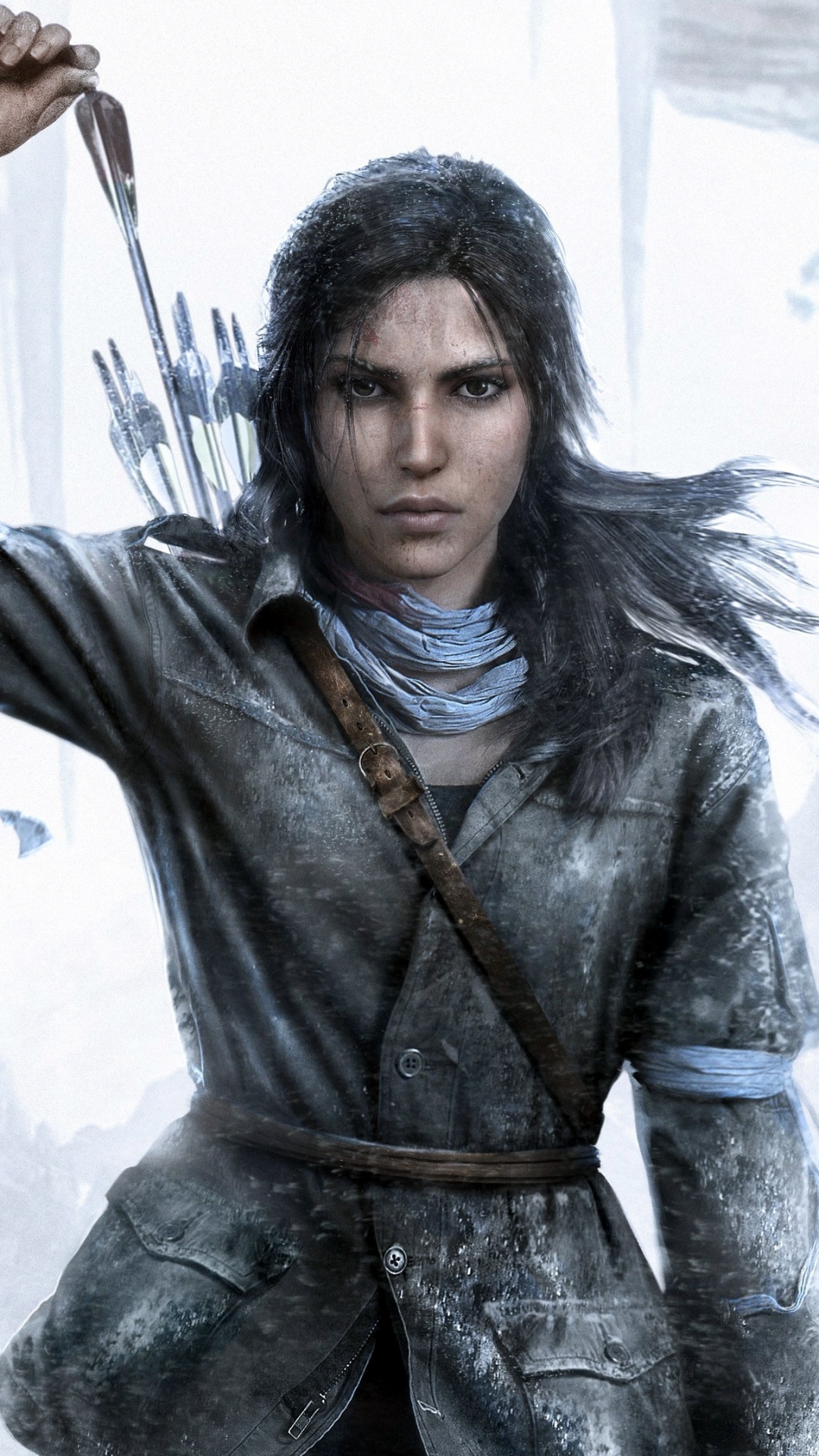 1080x1920   Скачать 1080x2160 Rise Of The Tomb Raider Лара Крофт Обои для Huawei Mate 10 - WallpaperMaiden