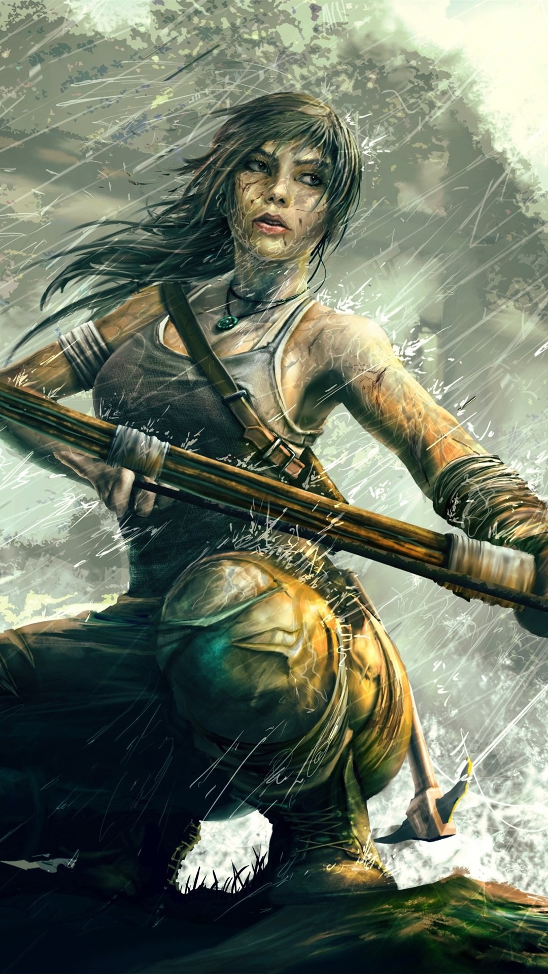 Живые обои tomb raider