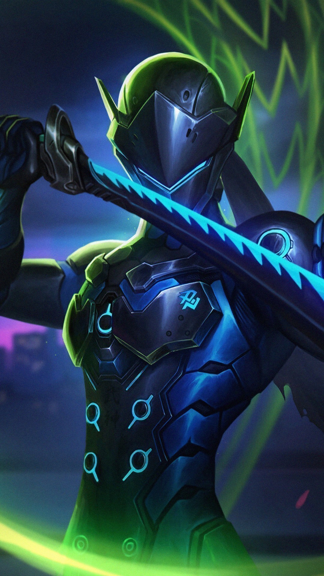 1080x1920   Genji Overwatch Mobile Wallpaper Download - Обои с высоким разрешением 4K