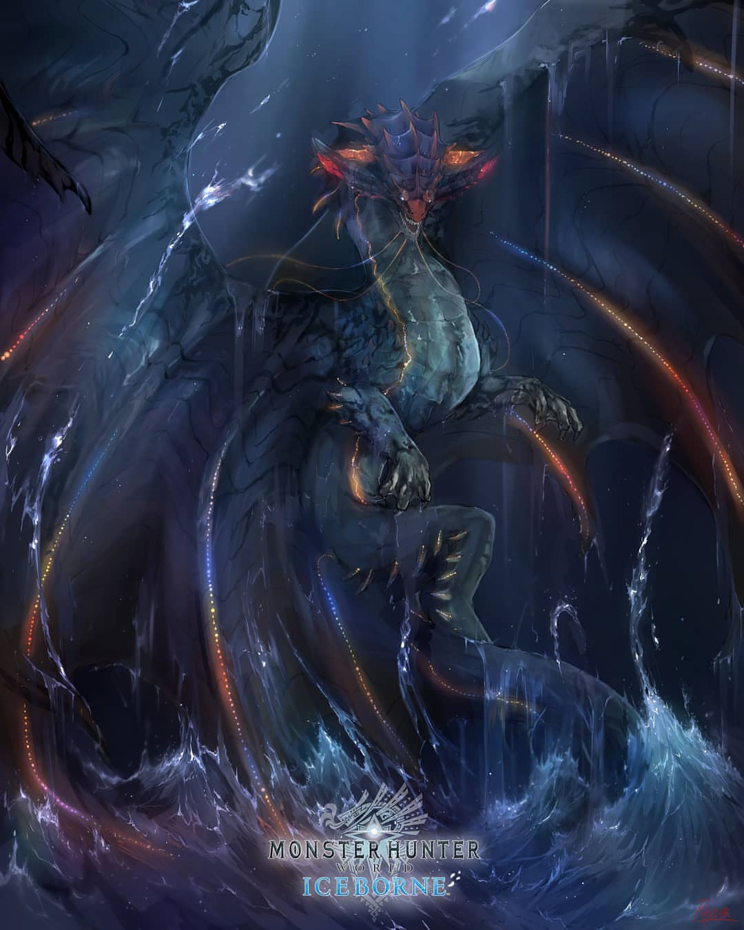 1080x1350   Monster Hunter World Iceborne Namielle Обои - Обои Cave