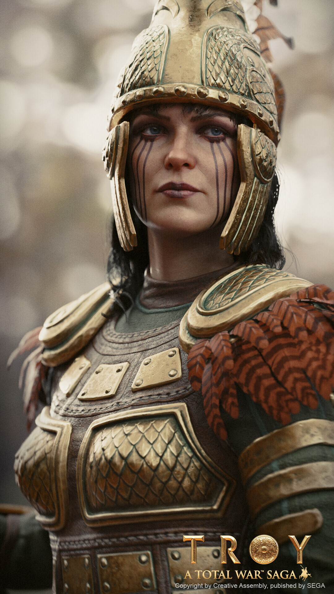 1080x1920  ArtStation - Penthesilea Total War: Troy Kalin Popov