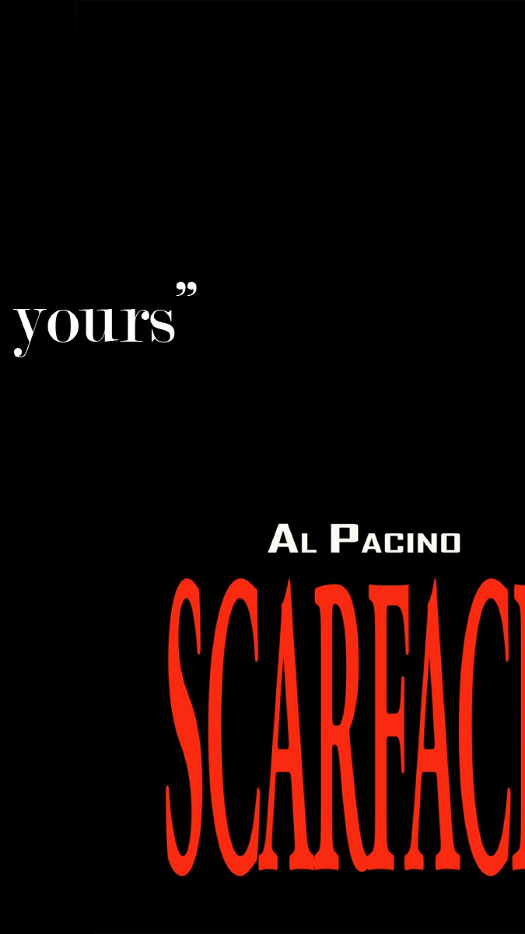 1080x1920  Scarface (1983) Обои для телефона | Moviemania | Фильм «Лицо со шрамом» Постер «Лицо со шрамом» 