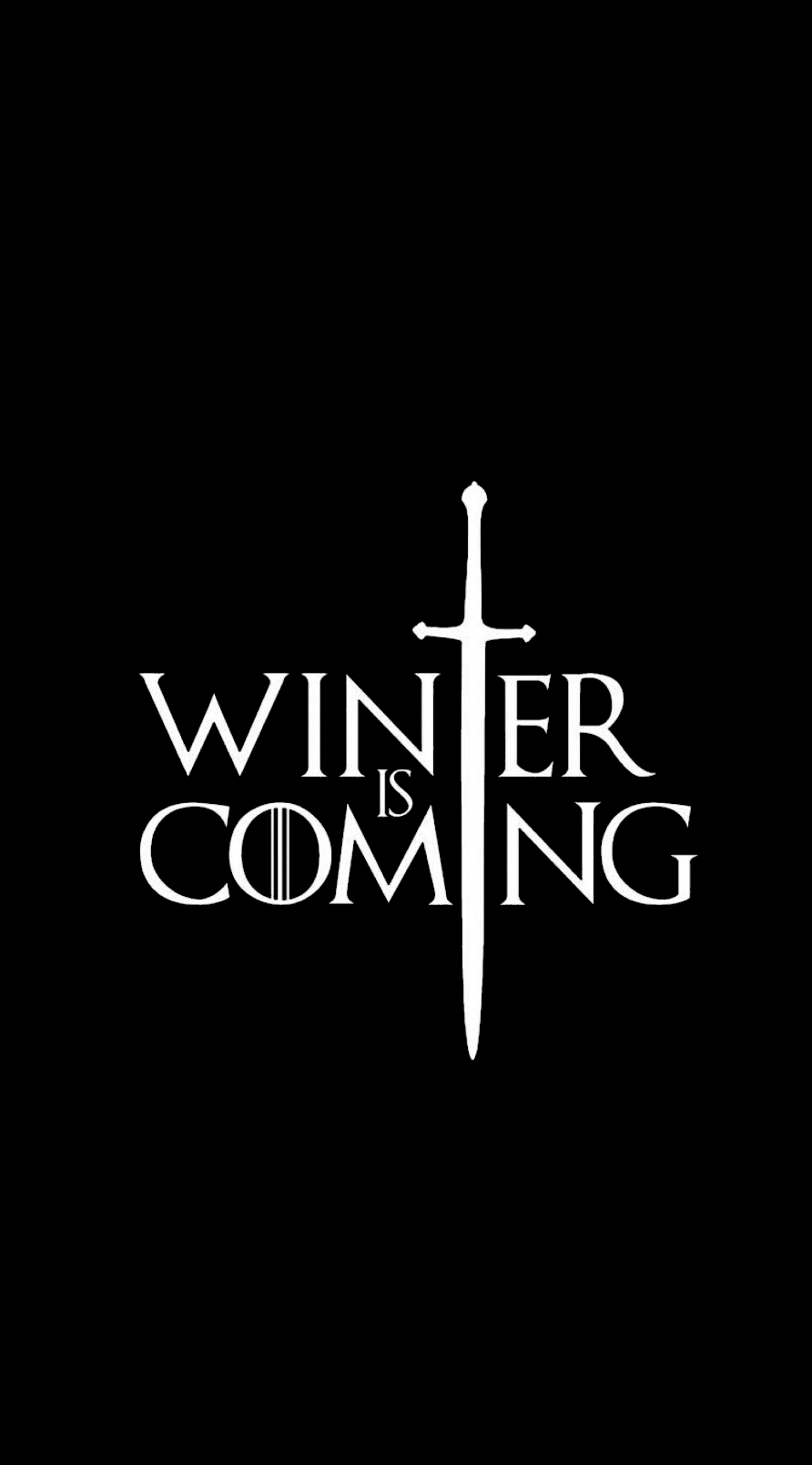 892x1609  Winter Is Coming GoT HD Amoled Black Wallpapers - Обои Cave