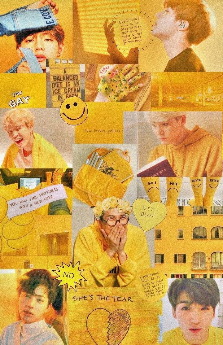 720x1114   BTS Yellow Aesthetic Wallpapers - Лучшие бесплатные желтые эстетические фоны BTS - WallpaperAccess