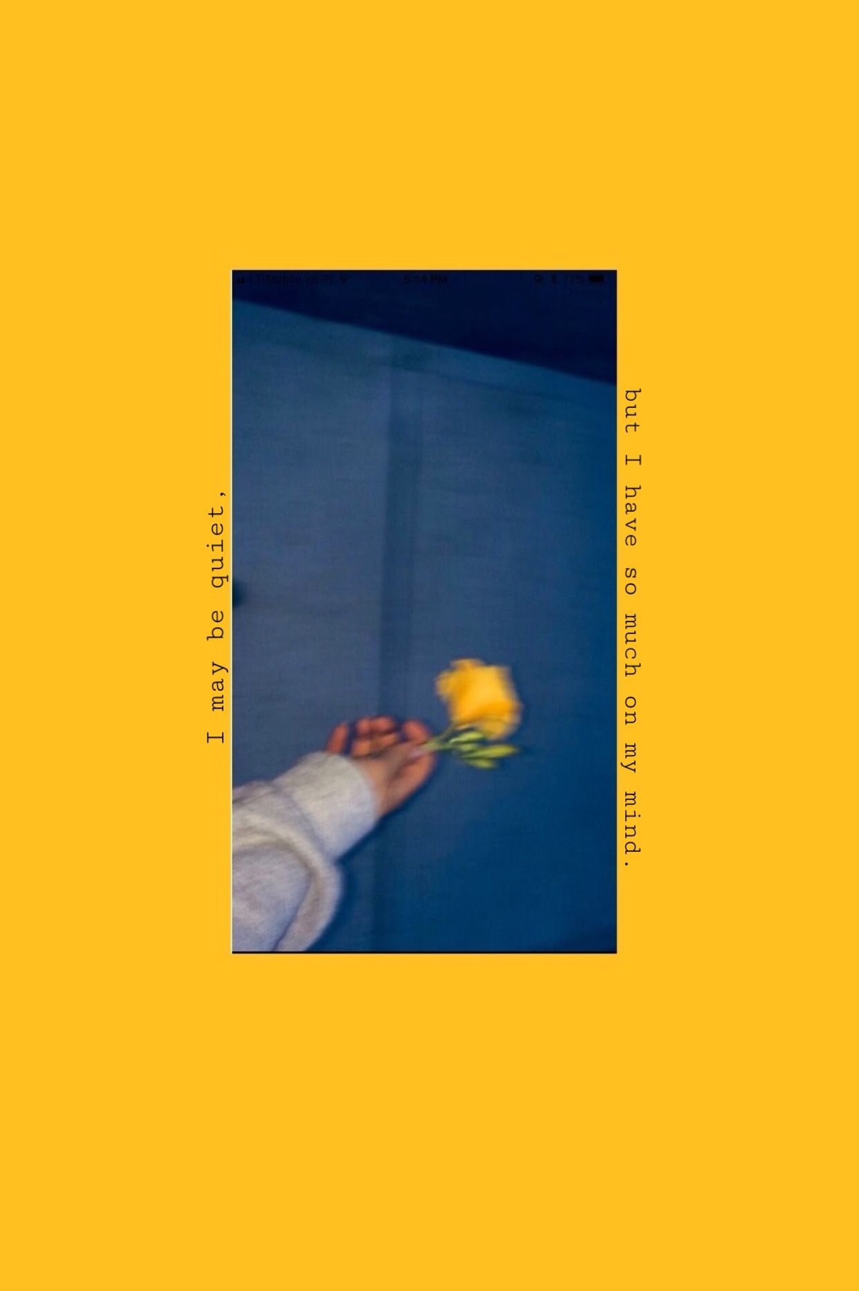 1242x1867  Lock Screen Wallpaper Yellow Aesthetic