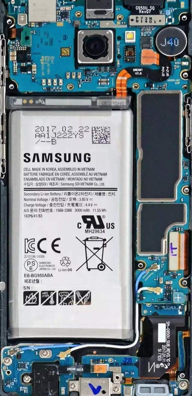 Samsung a51 внутренности