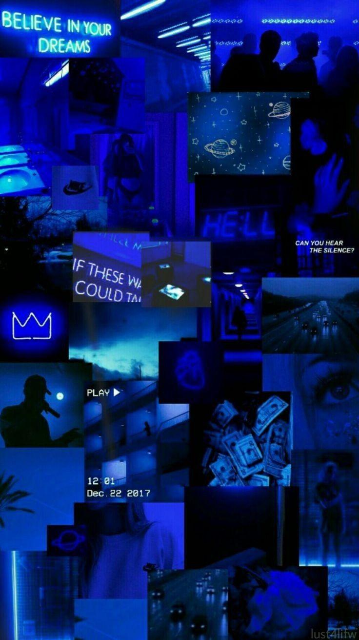 736x1311  Iphone h king: Dark Blue Aesthetic Wallpaper Laptop
