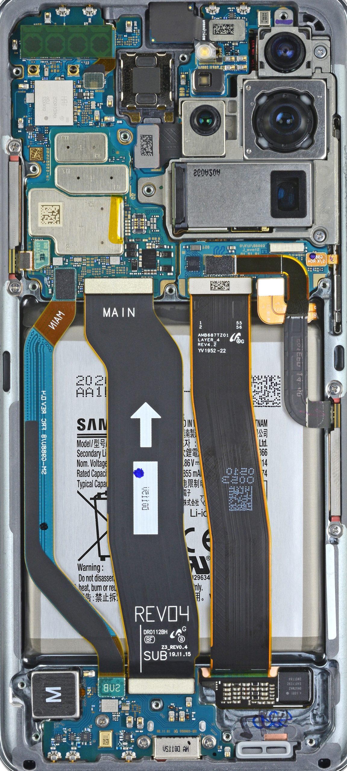 Samsung Galaxy s20 Teardown