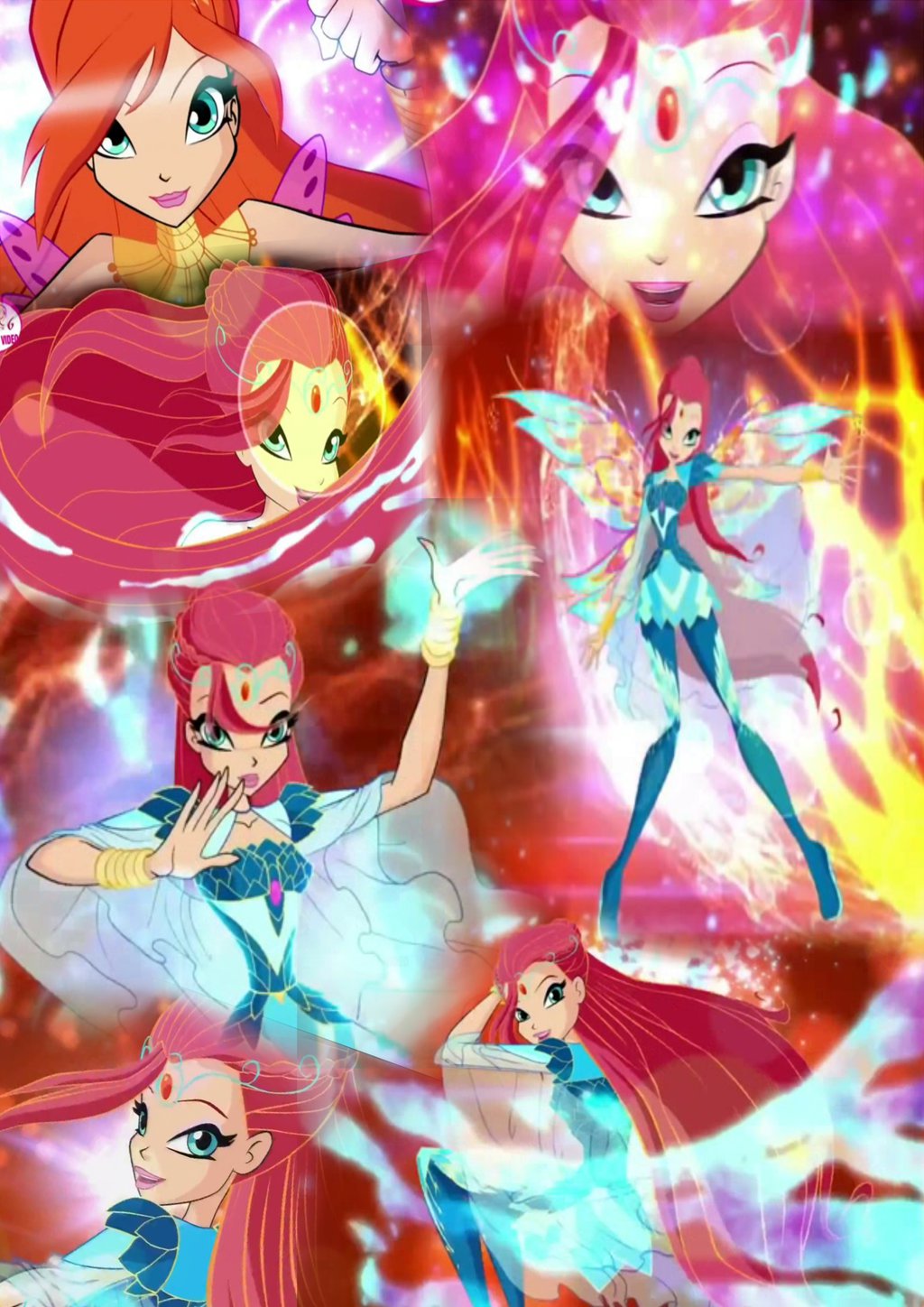 1024x1448 Winx Club Bloom Enchantix Wallpaper от dominowinx на DeviantArt 