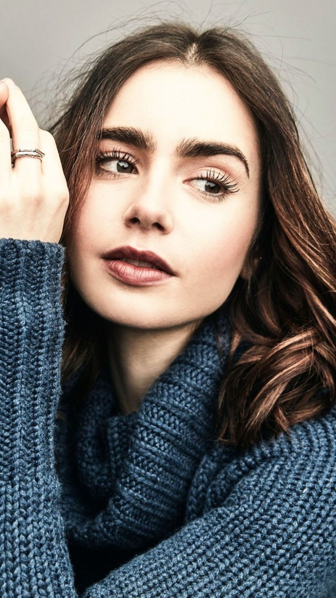 1080x1921  Wallpaper Cropper - Lily Collins MOBILE 720 by 1280 (186) 