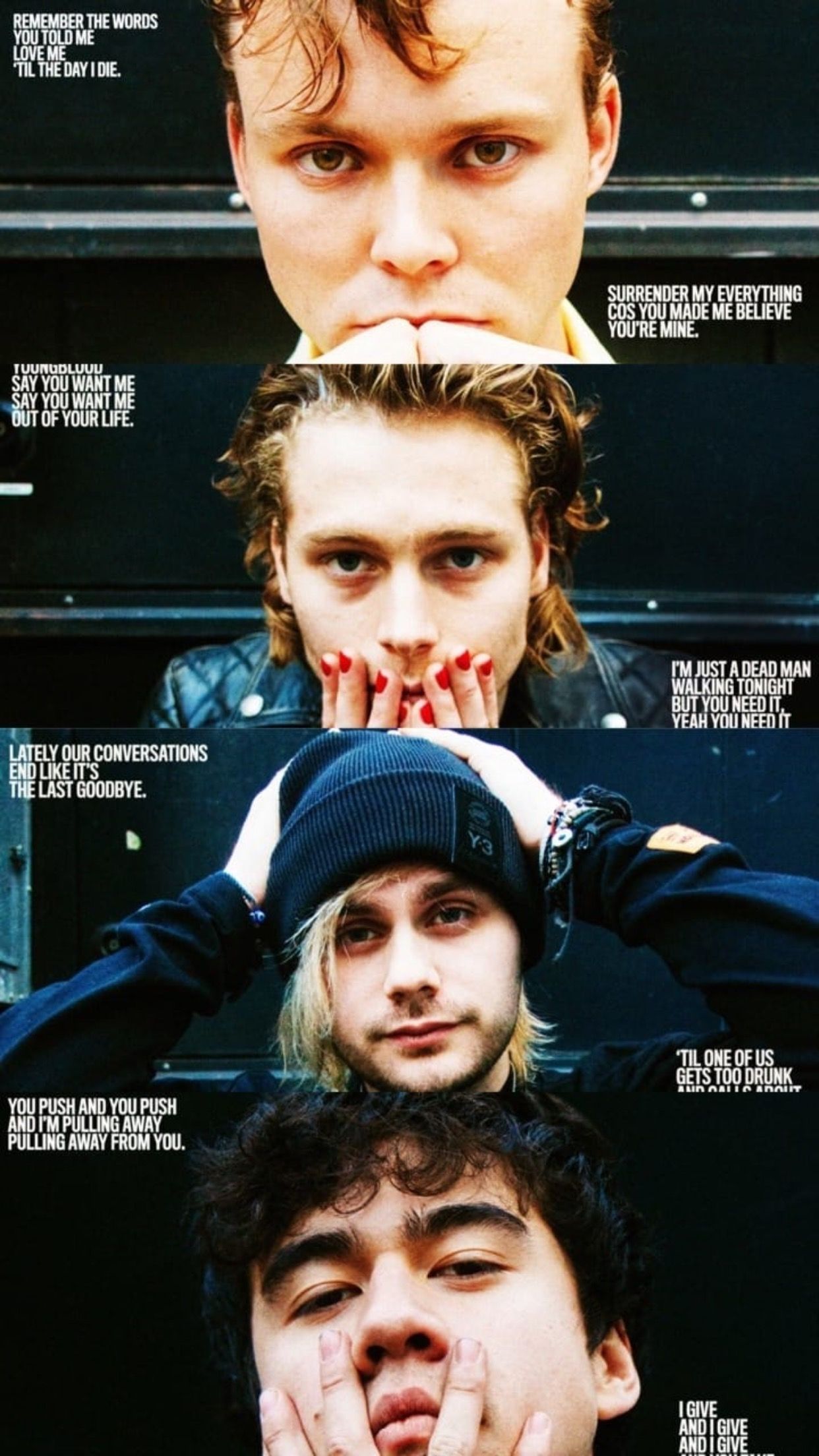 1242x2208  5 Seconds Of Summer Lockscreen / Обои / Fondo de Pantalla | 5sos wallpaper 5sos 5 seconds of summer