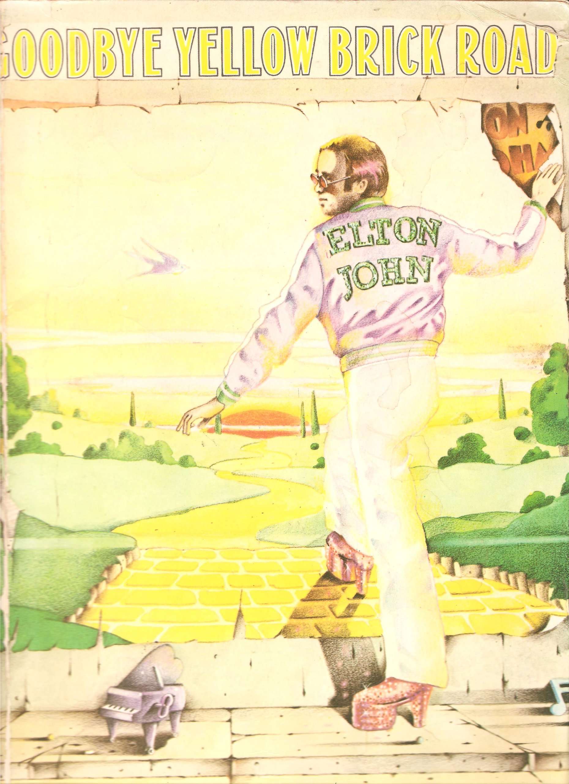 1859x2560   Обои Элтон Джон Дорога из желтого кирпича