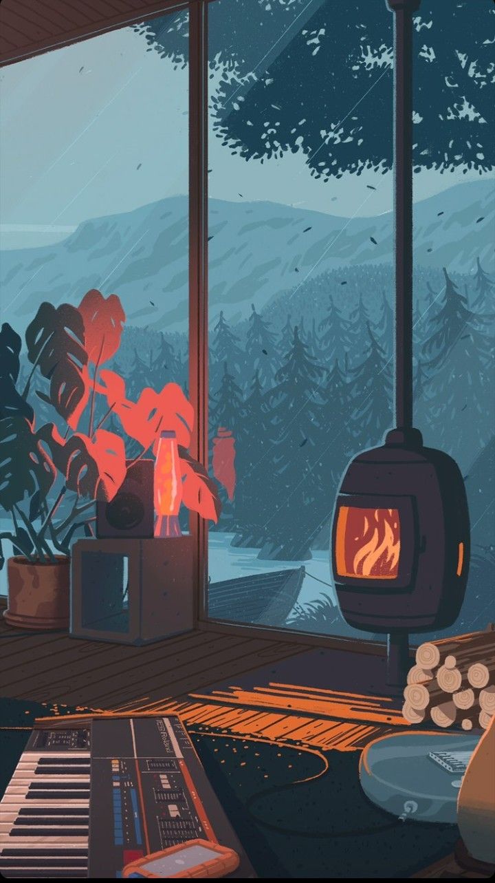 720x1283  Chillhop Music #chillhopmusic | Обои пейзажи аниме Обои пейзажи Аниме пейзажи