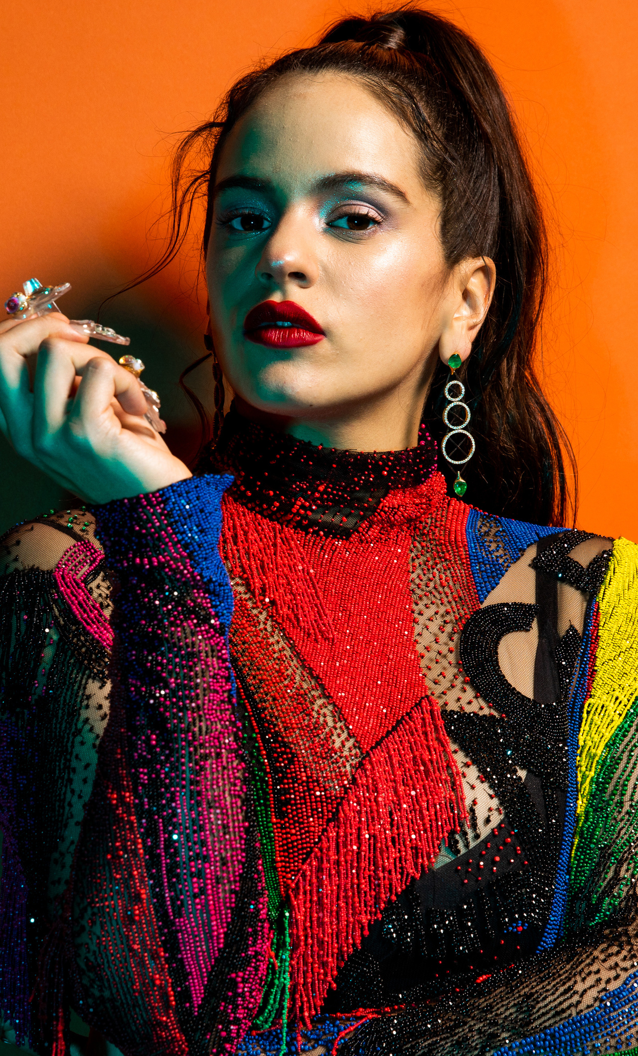 1280x2120  1242x2688 Rosalía Singer 4K Iphone XS MAX Wallpaper HD Знаменитости 4K обои Изображения Фото и фон 