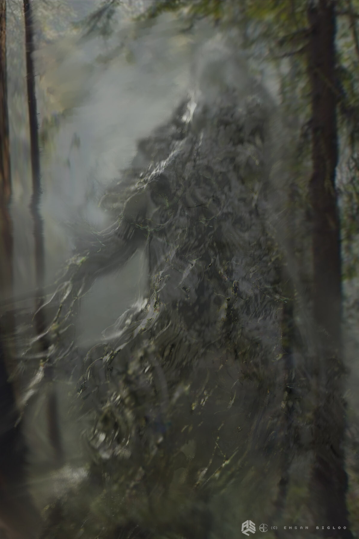 1200x1800  ArtStation - Bird Box Aaron Sims Creative