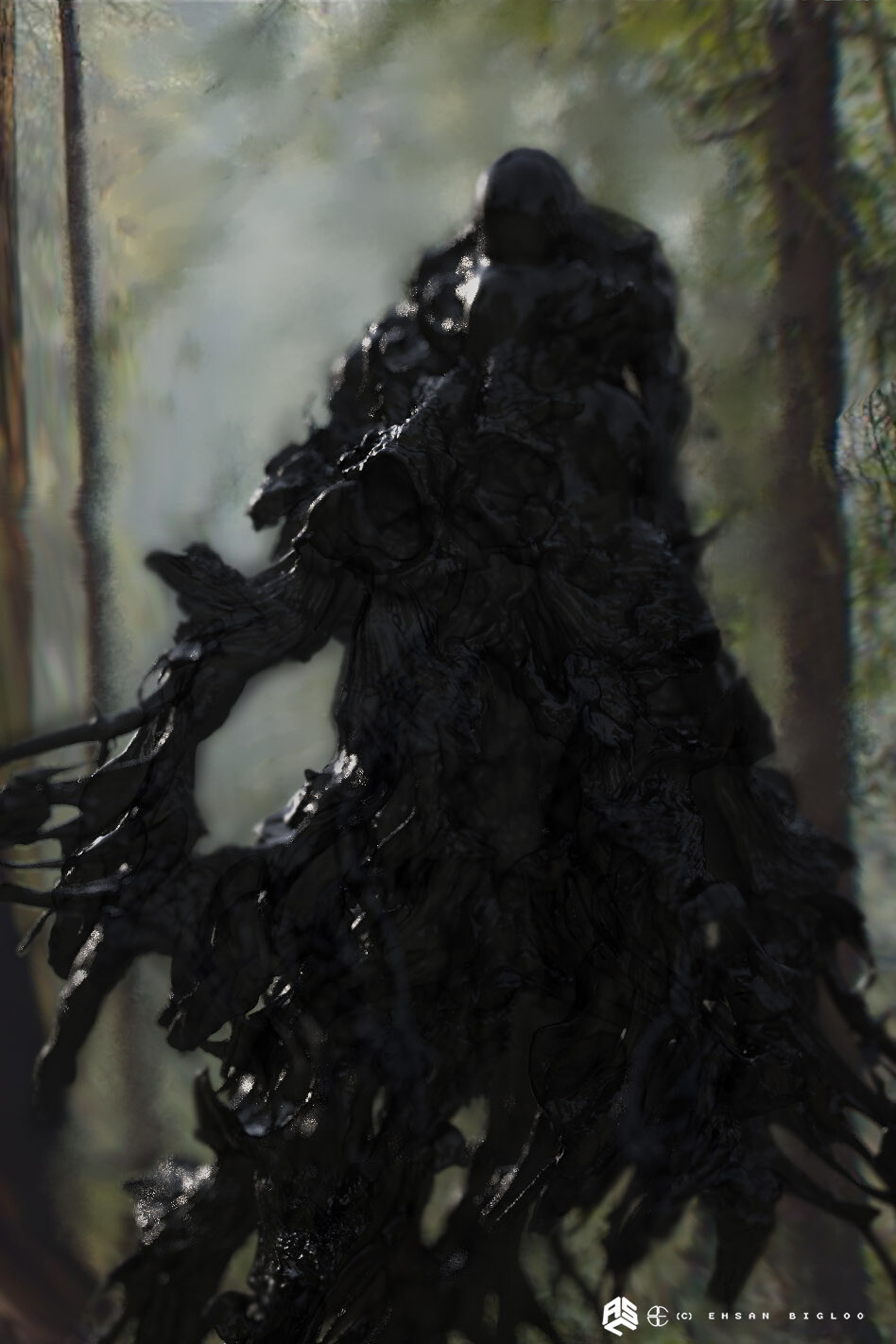 948x1422  ArtStation - Bird Box Аарон Симс Creative