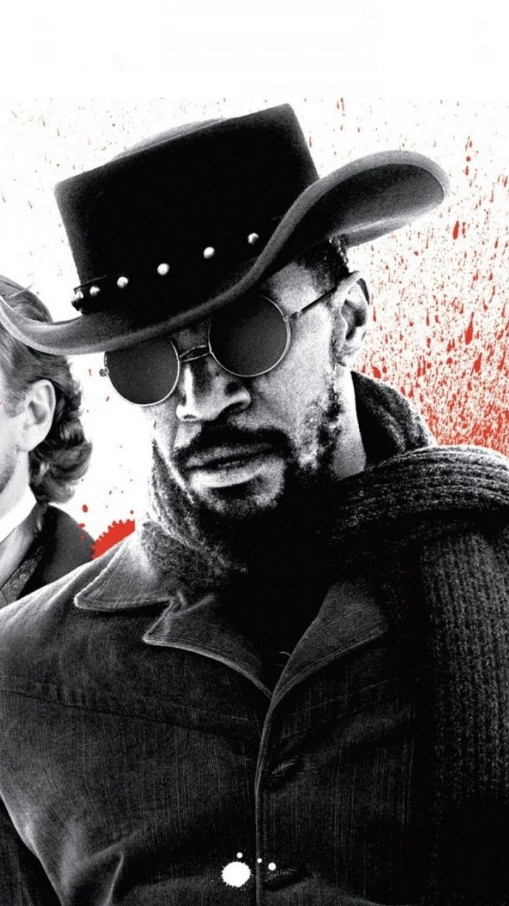 720x1280  Django Unchained Jamie Foxxzi Леонардо ди Каприо Фильмы Квентин Тарантино