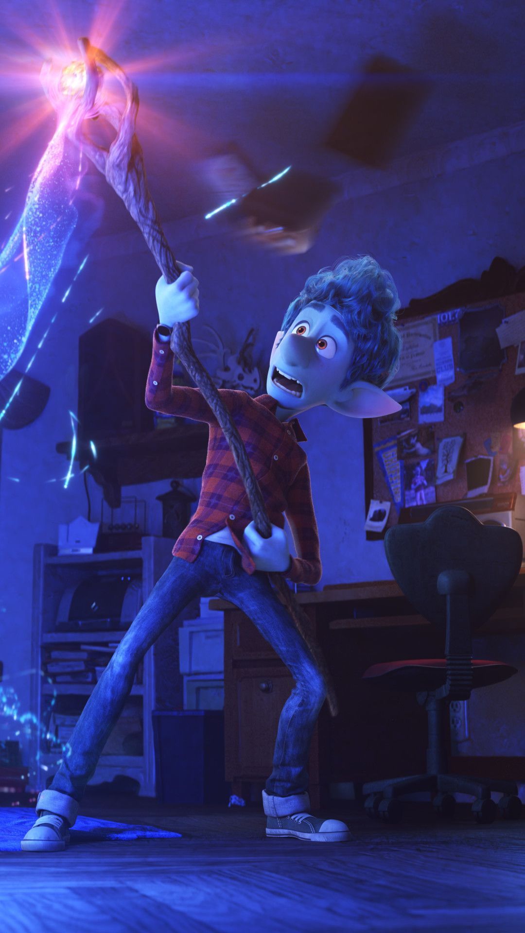 1080x1920  1242x2688 Новый Pixar Onward Iphone XS MAX обои HD фильмы 4K обои изображения Фото и фон