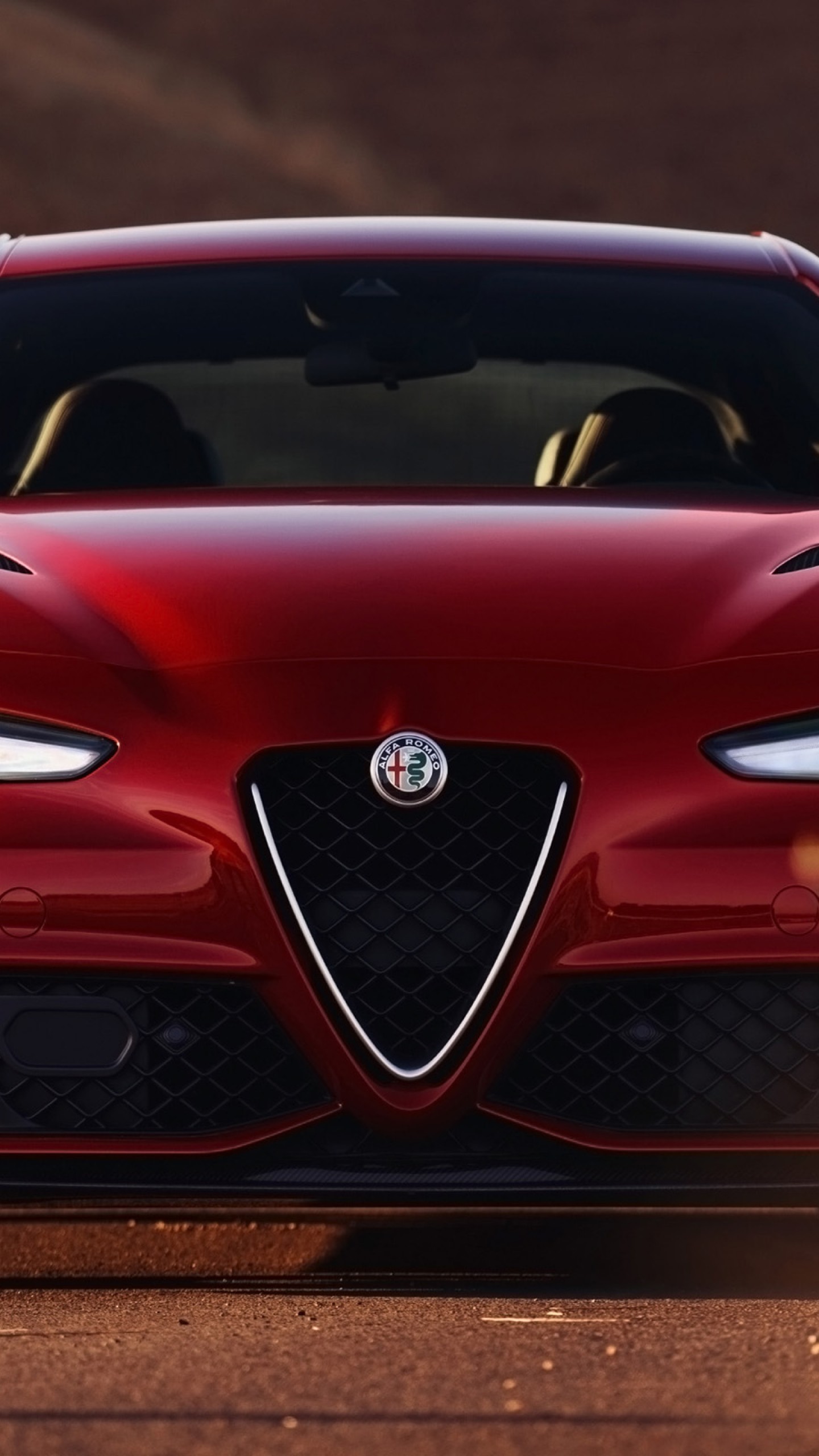 Alfa Romeo Giulia на фоне