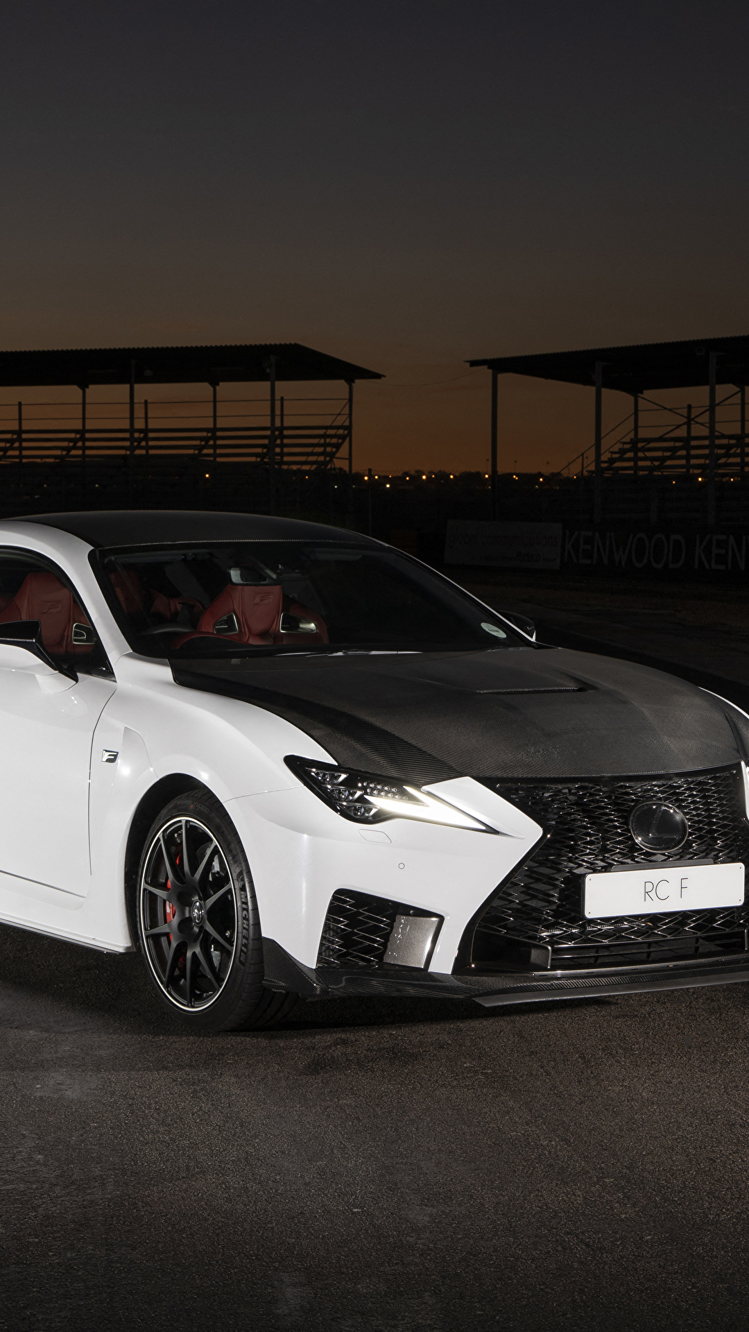 1080x1920   Обои для рабочего стола Lexus 2019 RC F Track Edition Белый 1080x1920 