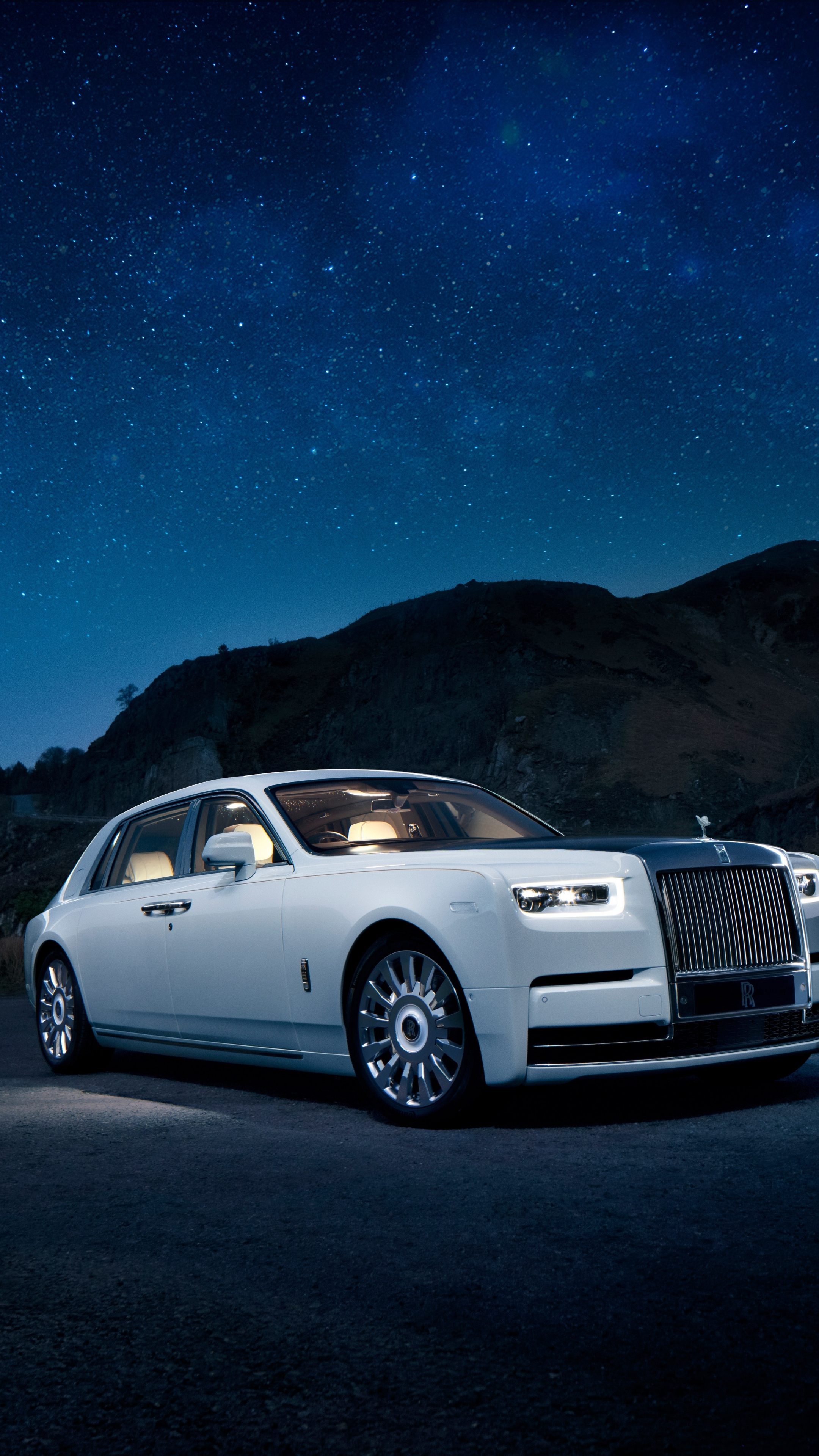 2160x3840   Скачать обои 2160x3840 белые Rolls-Royce Phantom Tranquility 2019 4к sony xperia z5 premium dual 2160x3840 HD image background 19956