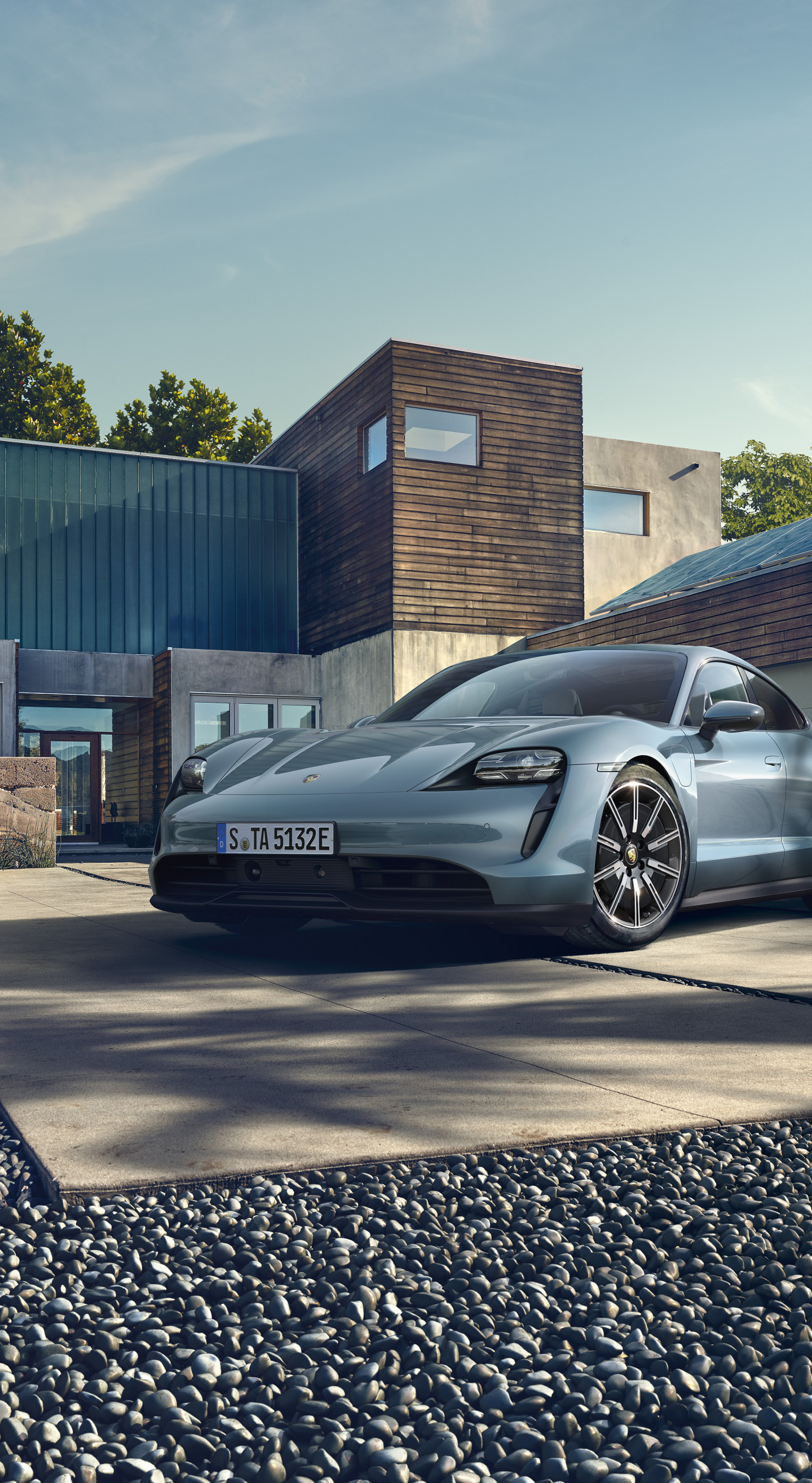 1440x2630  Porsche Taycan 4S 2019 Обои - Обои Cave