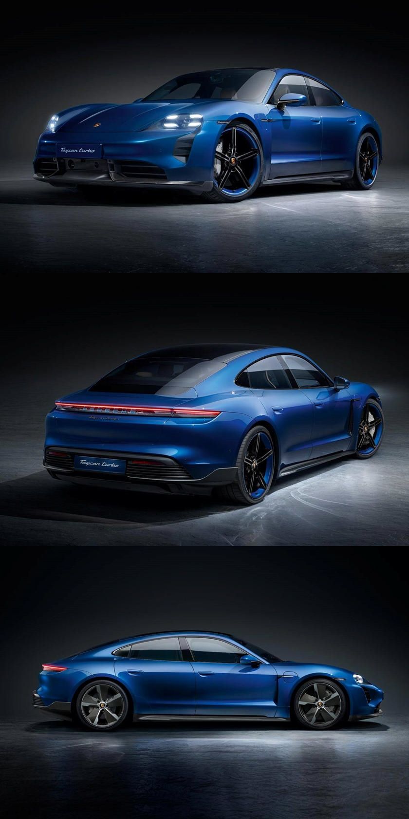 840x1680  Porsche Taycan Turbo получает новый карбоновый обвес. Выделение стоит дорого. | Porsche taycan Porsche Audi cars