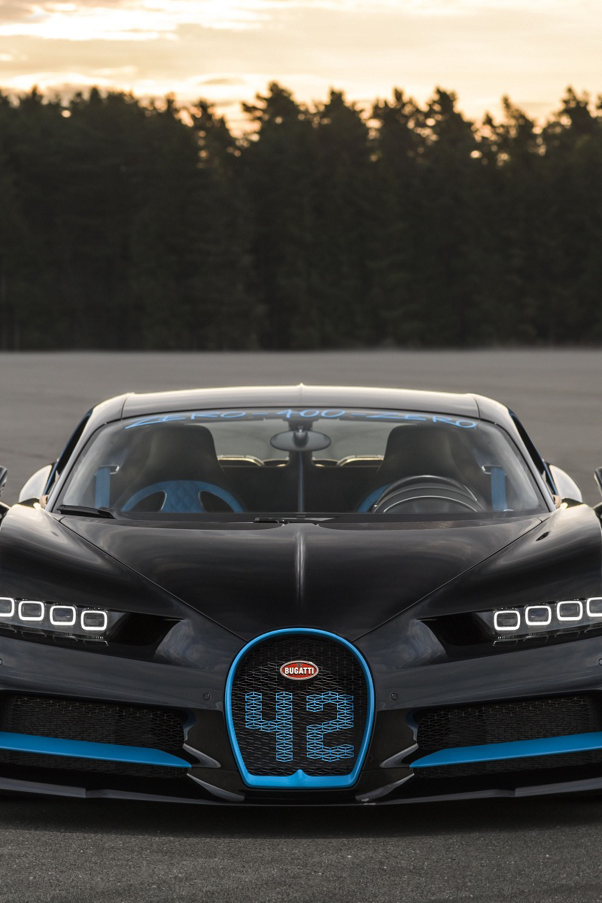 1200x1800   Bugatti Chiron черный роскошный автомобиль последняя модель мобильные обои - мобильные обои