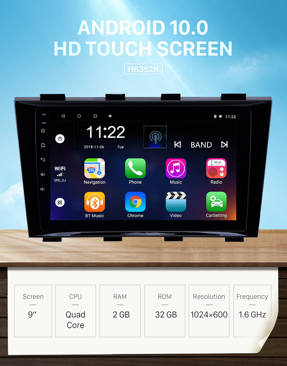 980x1251  HD сенсорный экран 9-дюймовый Android 10.0 GPS навигационное радио для  2009-2015 Geely Emgrand EC8 с поддержкой Bluetooth AUX Carplay TPMS